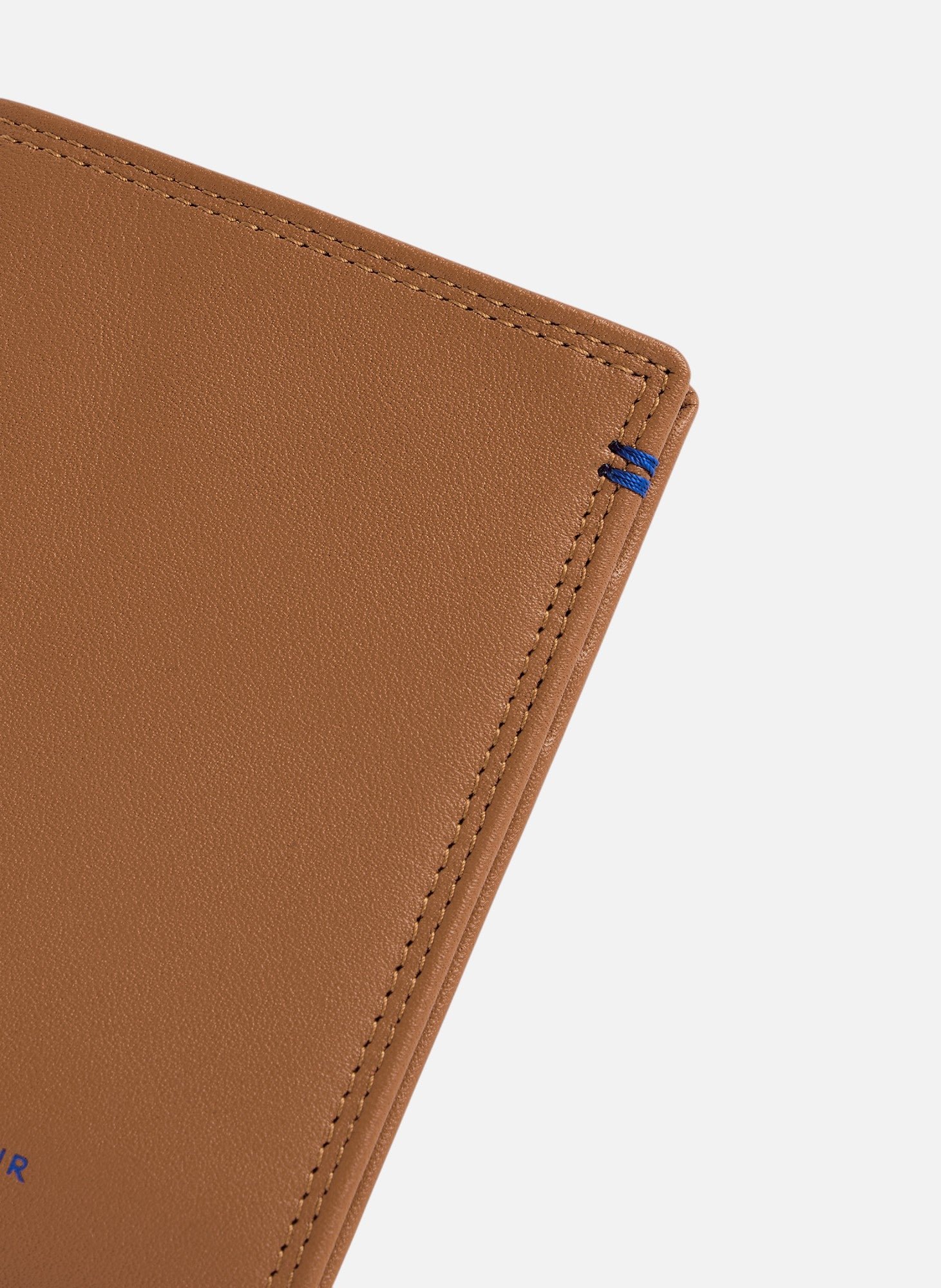 Porte cartes vertical martin en cuir lisse LE TANNEUR Marron