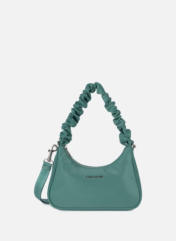 Petit sac besace - basic chouchou Vert by LANCASTER LANCASTER Petit sac besace - basic chouchou Vert