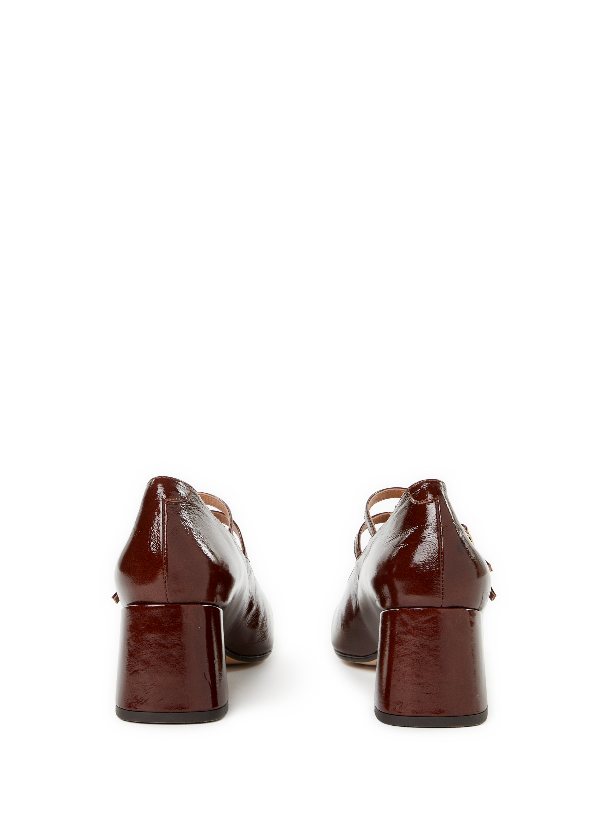 Babies à talons en cuir SAISON 1865 Marron