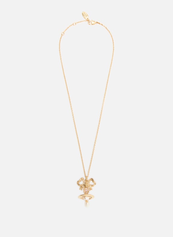 Rigoberta pearl pendant necklace Golden by VIVIENNE WESTWOOD VIVIENNE WESTWOOD Rigoberta pearl pendant necklace Golden