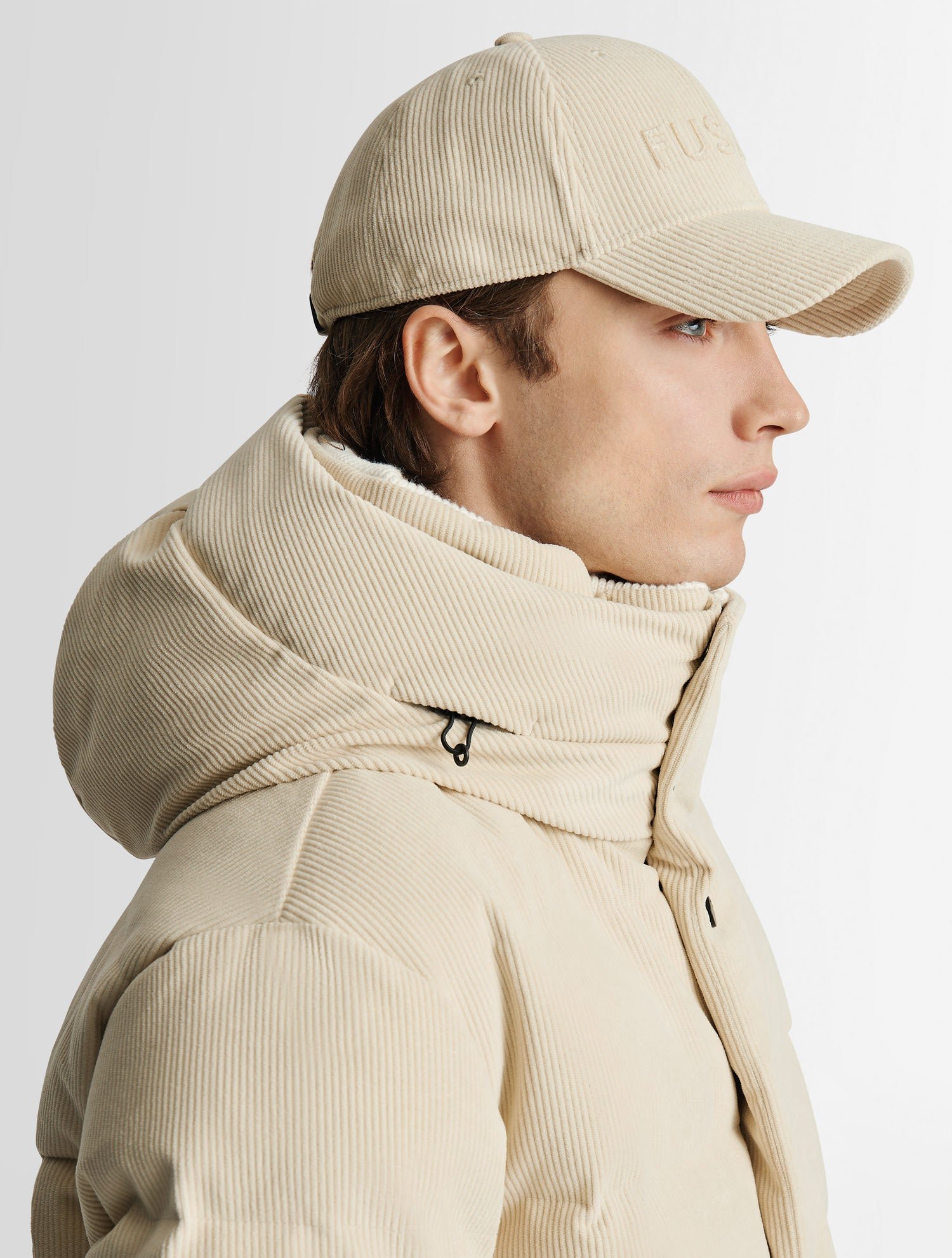 Doudoune atila velvet col montant coupe oversize FUSALP Jaune