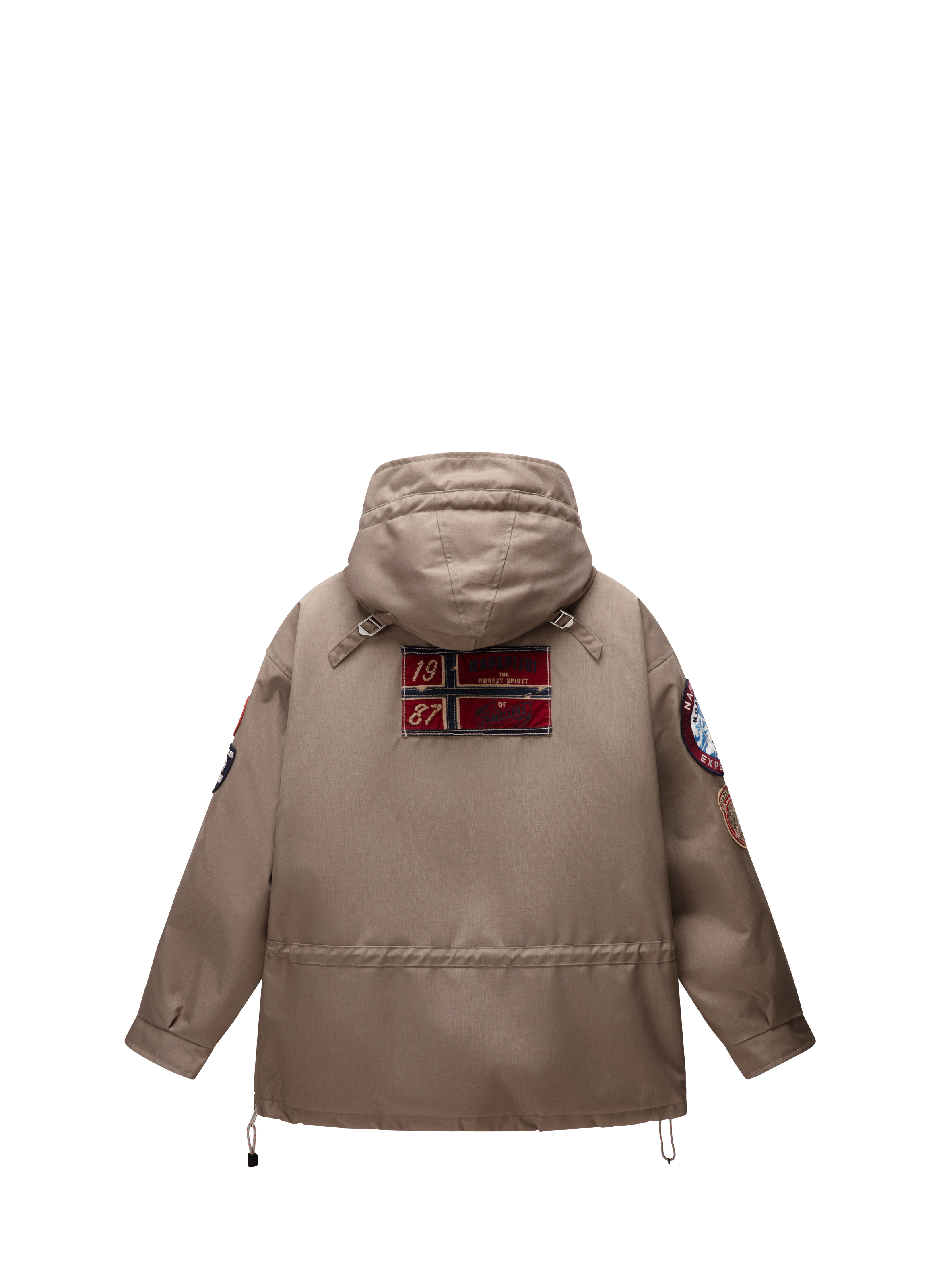 ODYSSEE NAPAPIJRI ジャケット フード付き Napapijri Men's Rainforest Puffer Jacket in Blue Marine