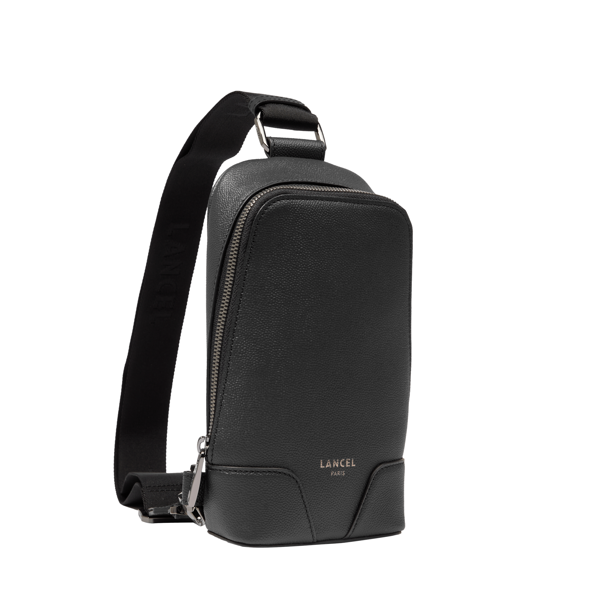 Bodybag charlie de lancel en cuir LANCEL Noir