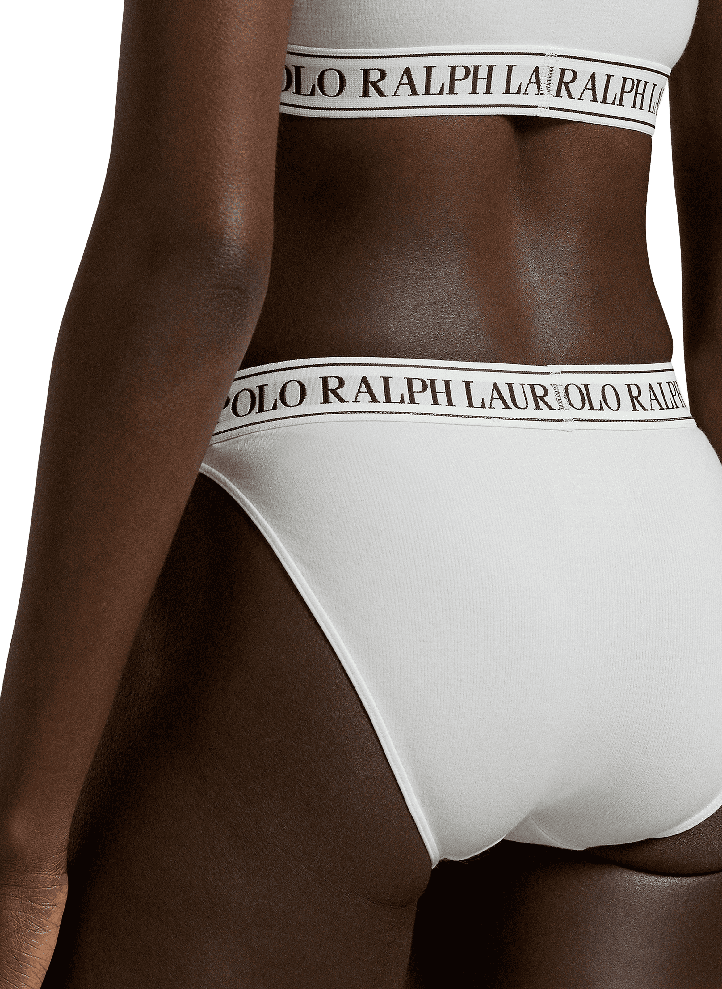 Culotte à logo en coton mélangé POLO RALPH LAUREN Blanc