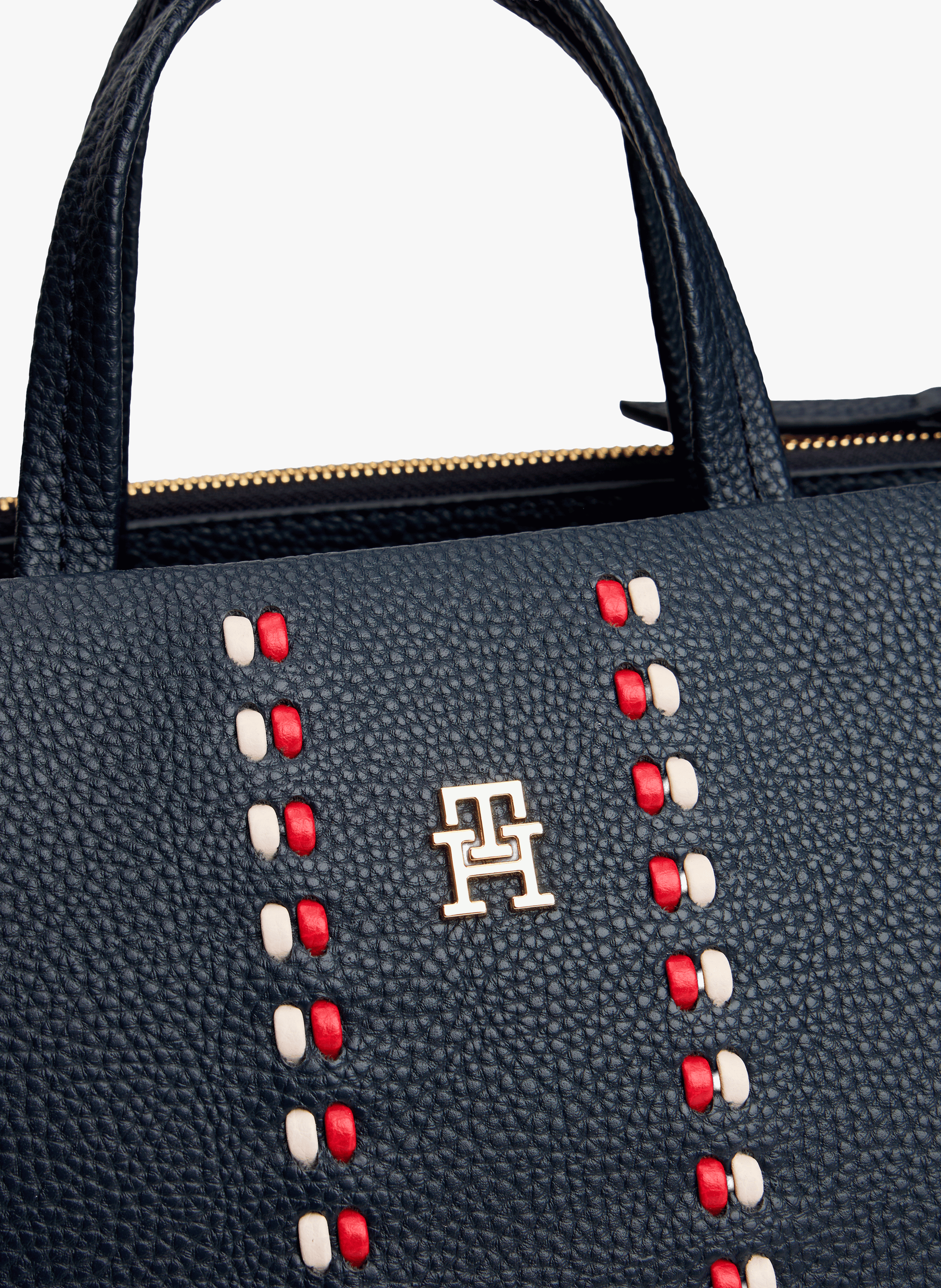 Tote bag with removable closure TOMMY HILFIGER Blue