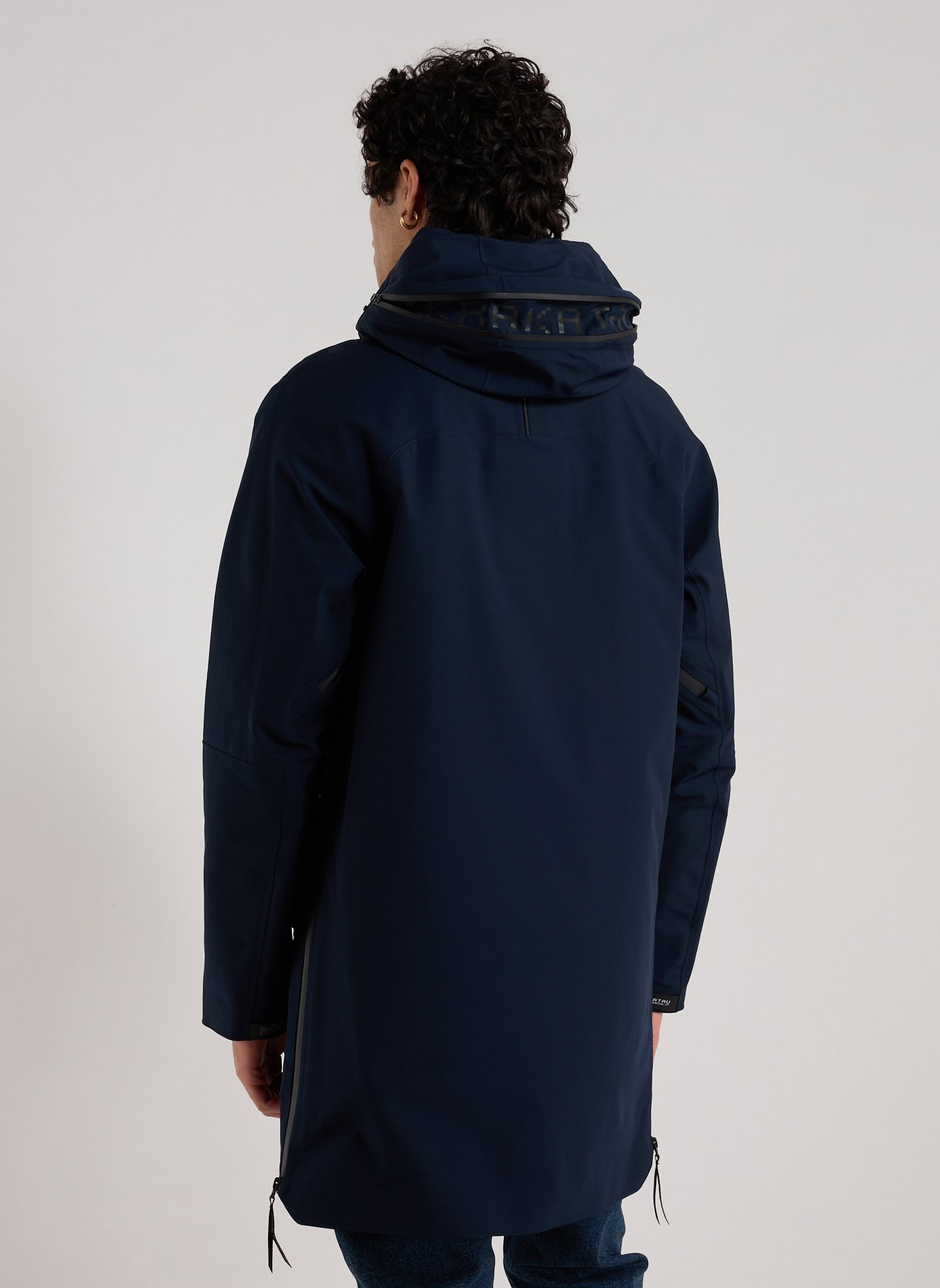 Parka with removable lining and hood KRAKATAU Blue