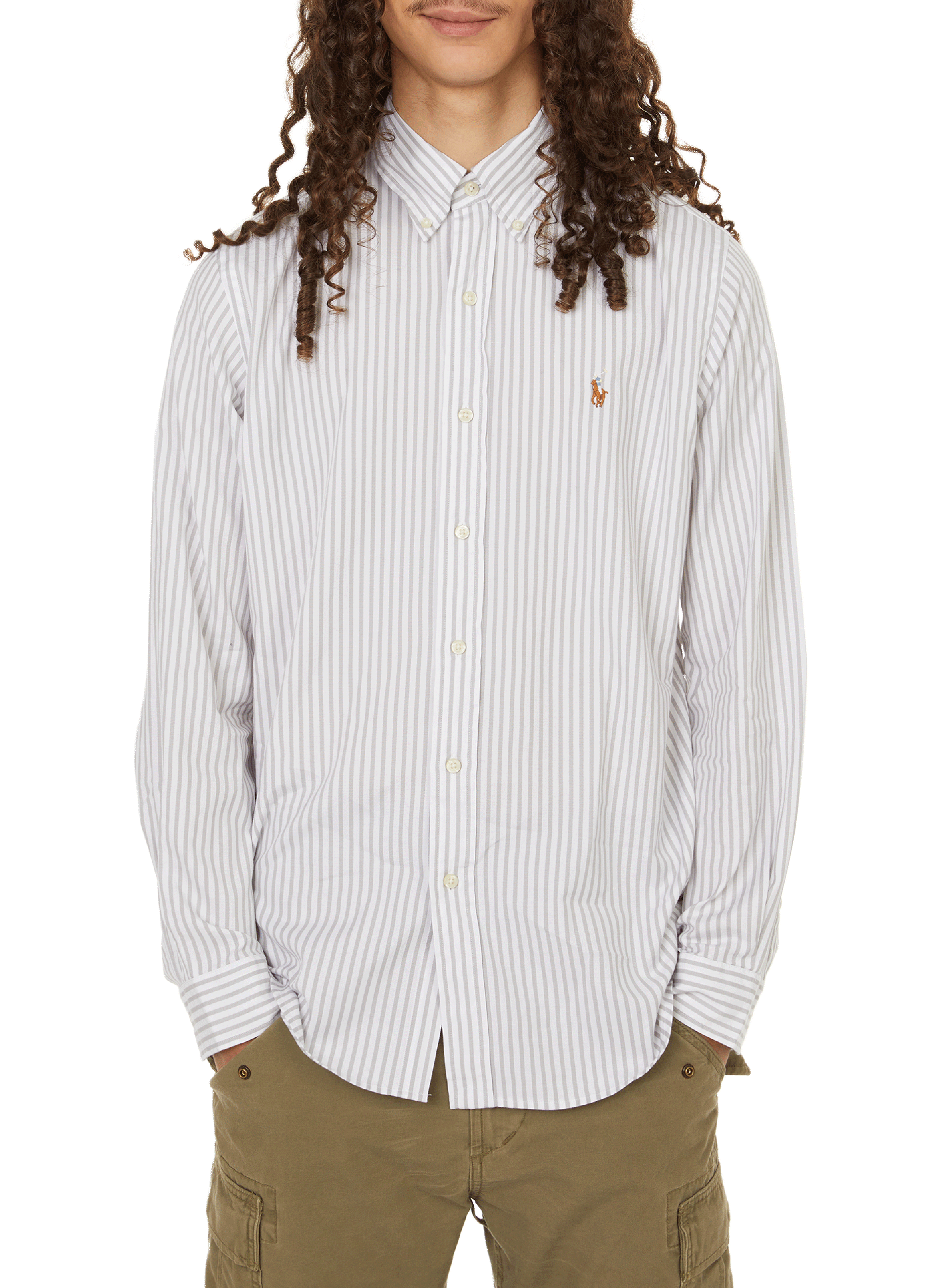 POLO RALPH LAUREN Cotton shirt  Grey