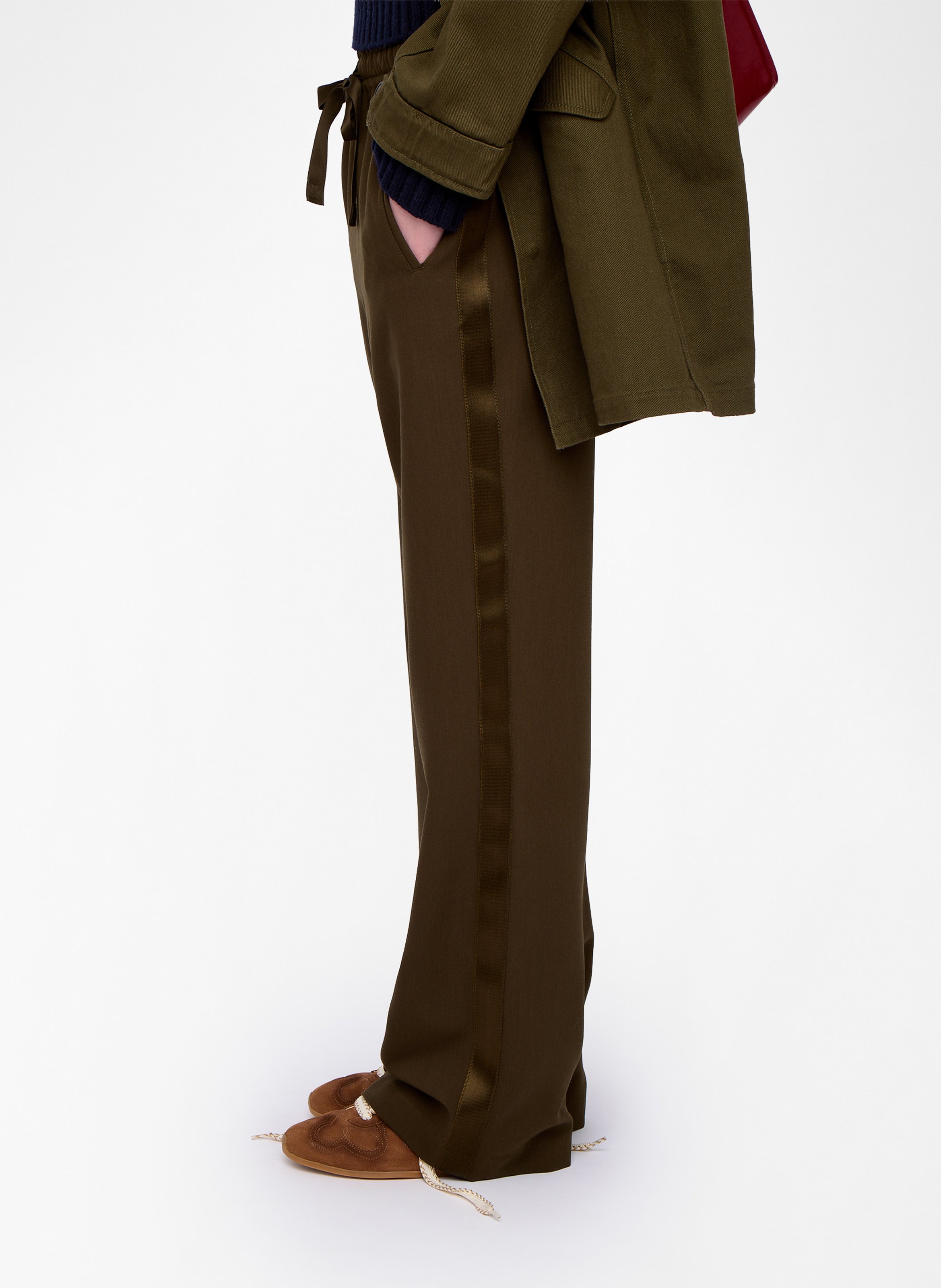 Pantalon droit poma ZADIG&VOLTAIRE Vert