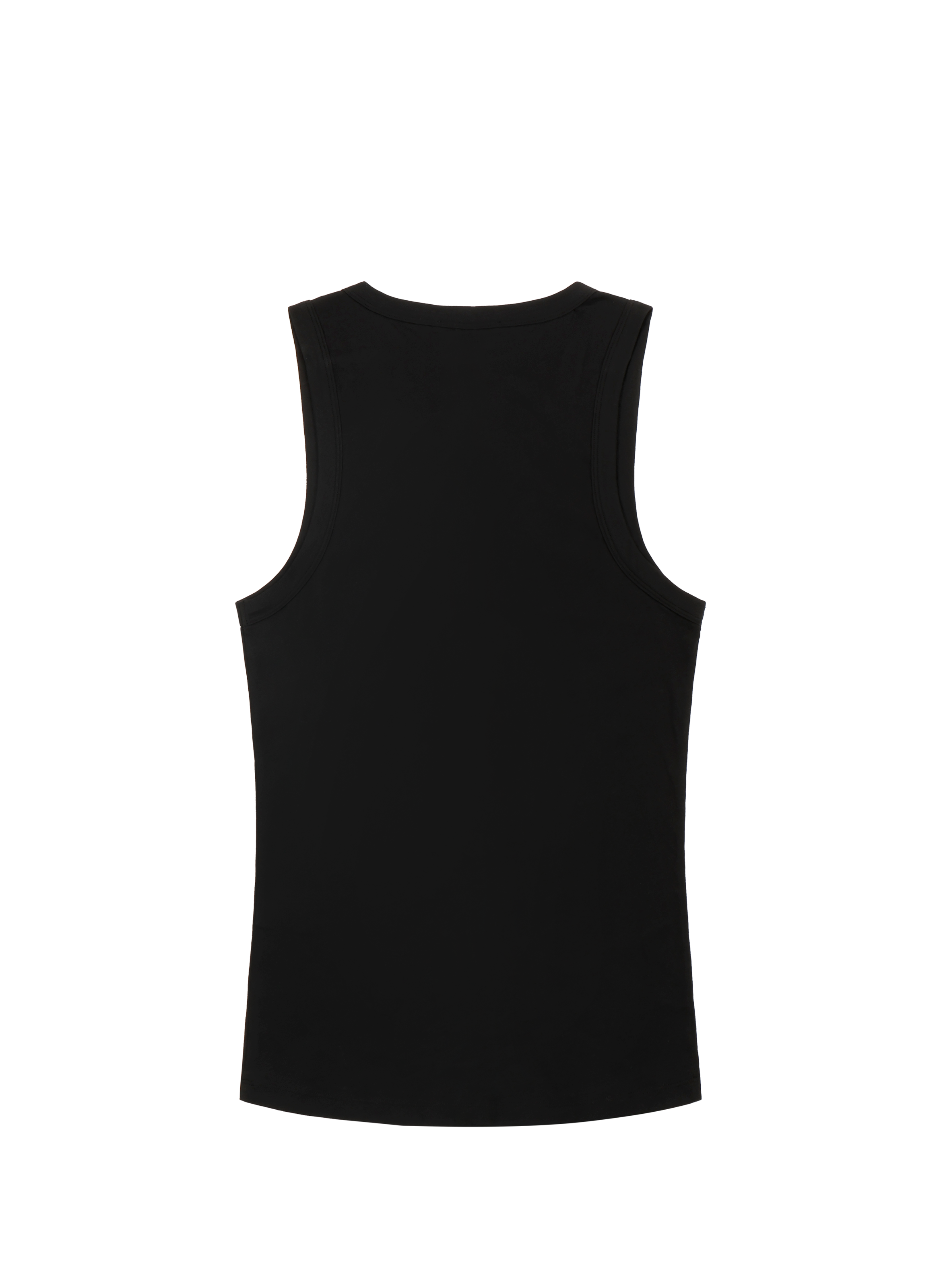 Débardeur droit en coton mélangé ENTIRE STUDIOS Noir