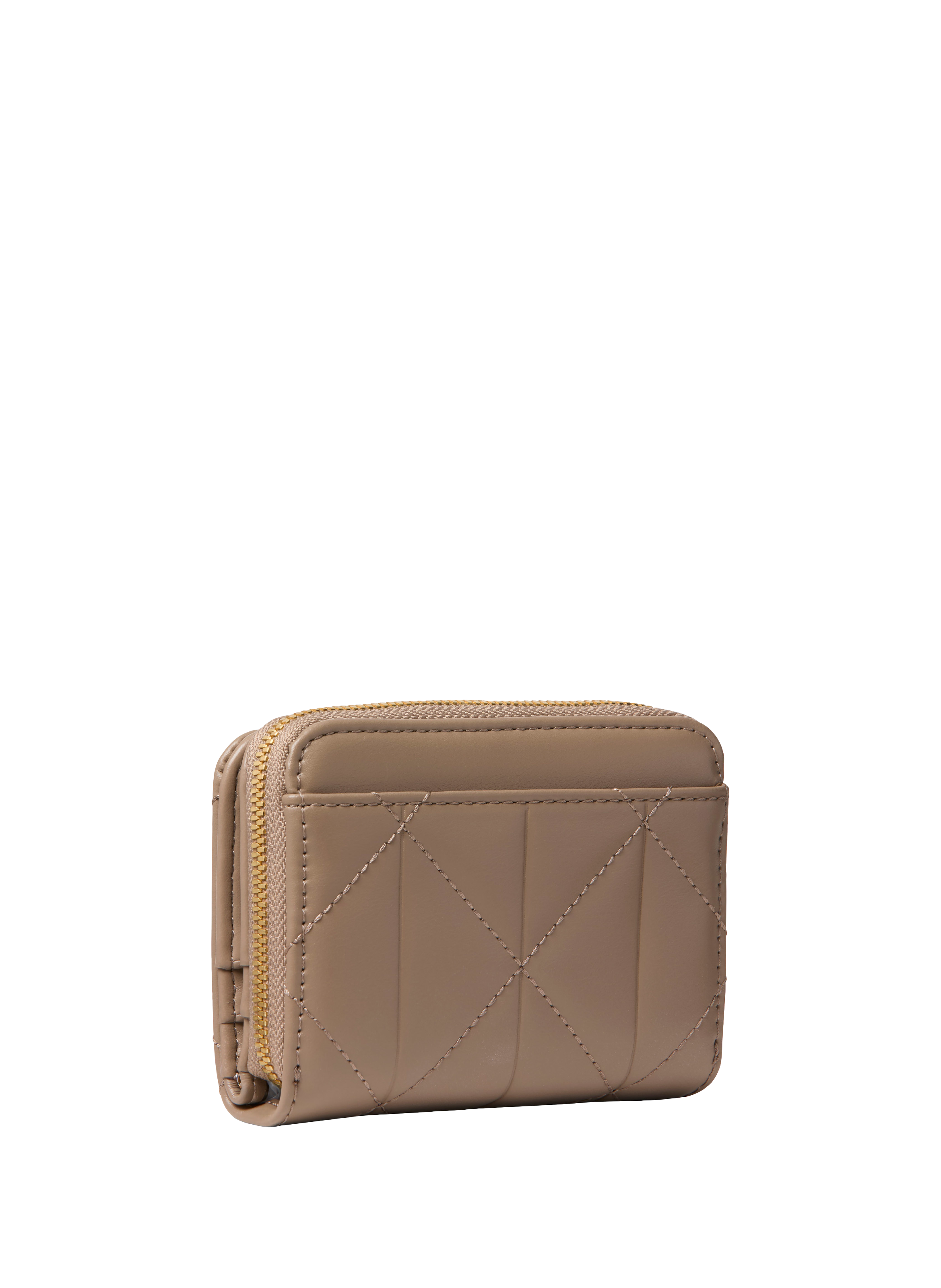 Portefeuille compact effet cuir CALVIN KLEIN Beige