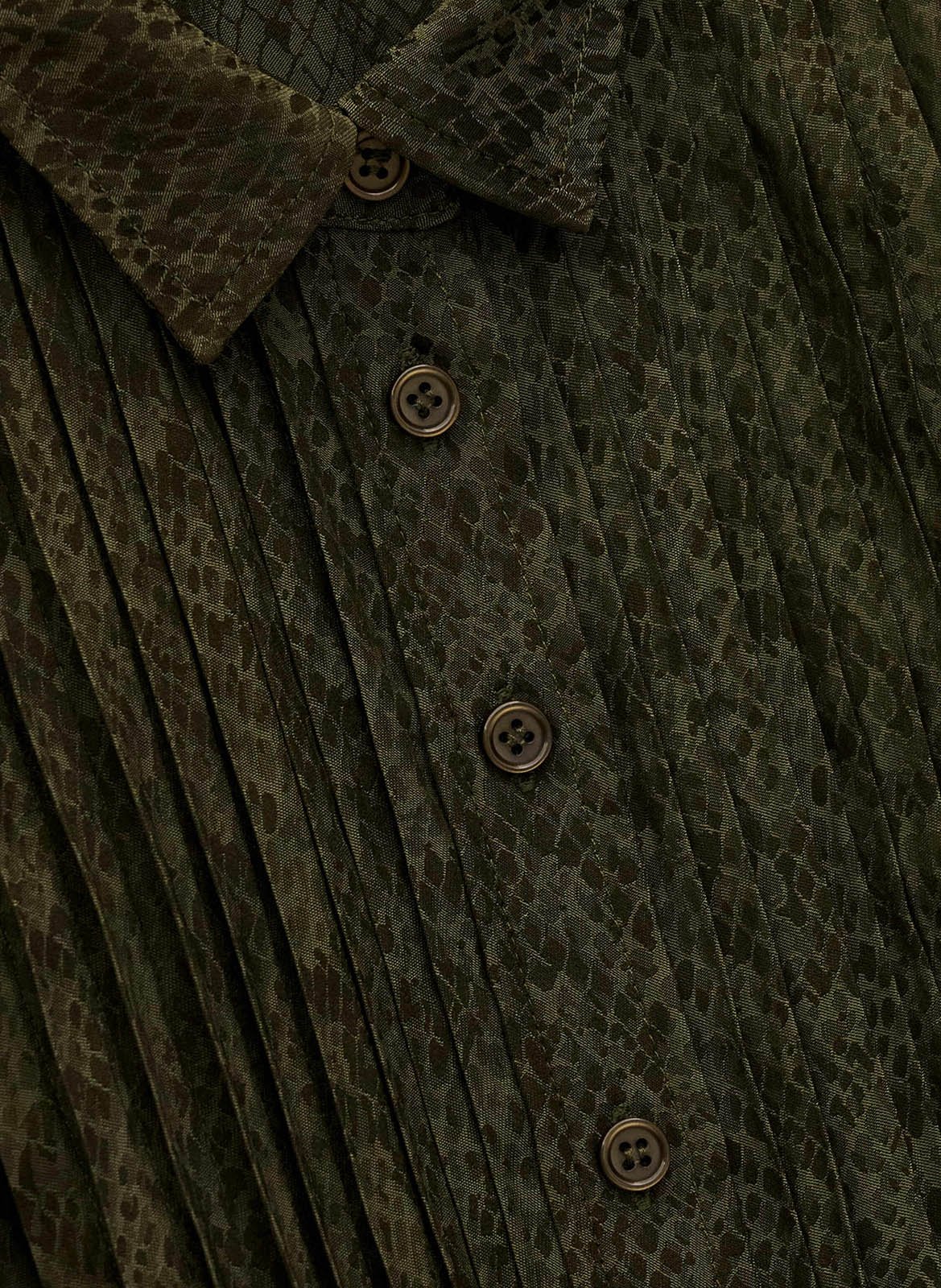 Chemise col classique riata BA&SH Kaki