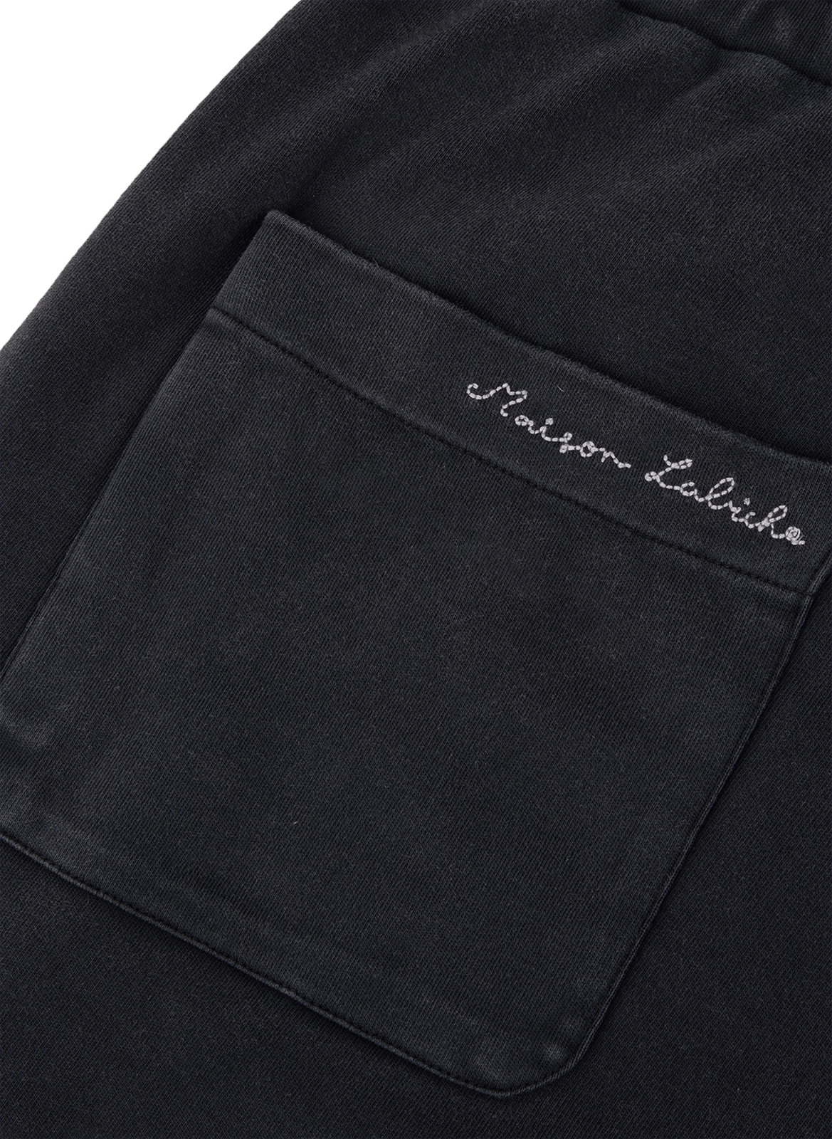 Pantalon de survêtement Largeau en coton MAISON LABICHE Noir