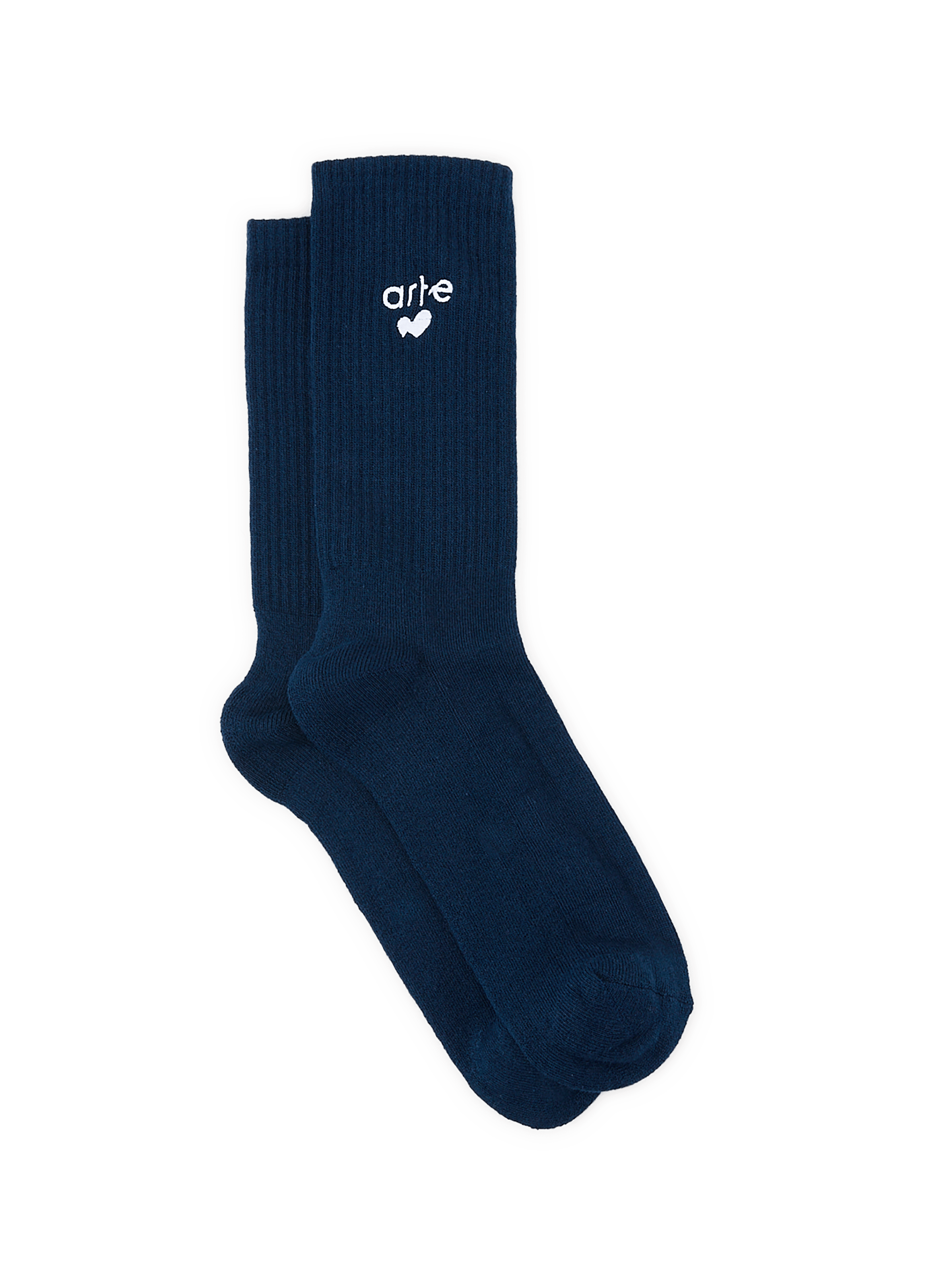 Mid-high logo cotton blend socks ARTE ANTWERP Blue