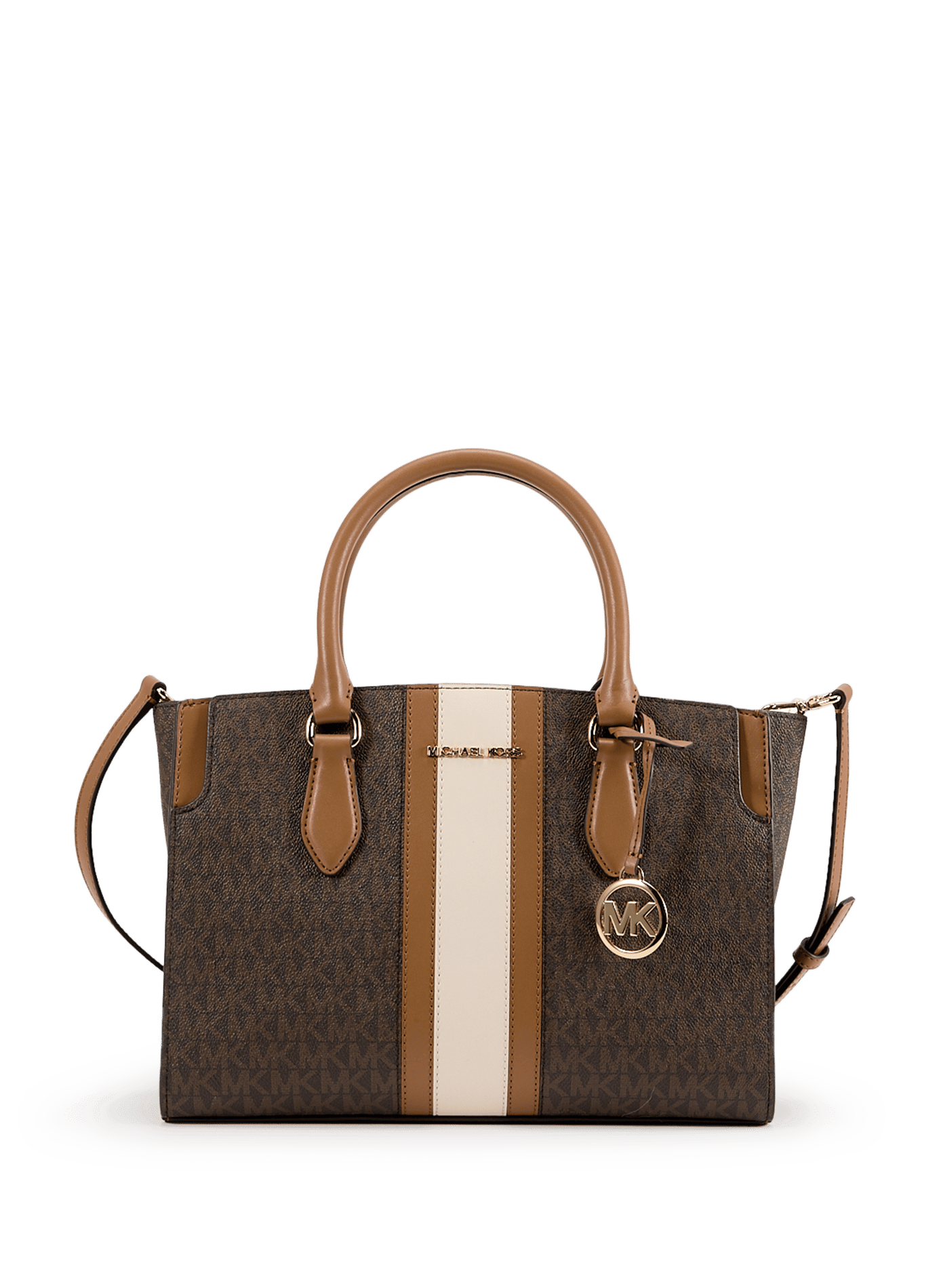 Sac à main Becca logotypé MICHAEL KORS Marron