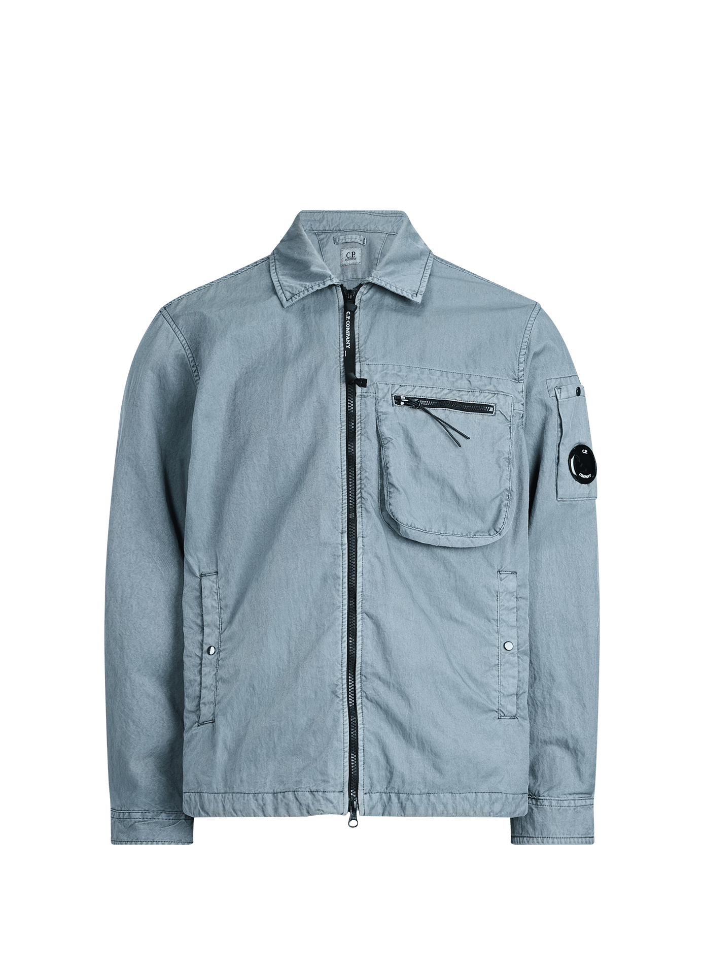 Jacket with classic collar CP COMPANY Blue