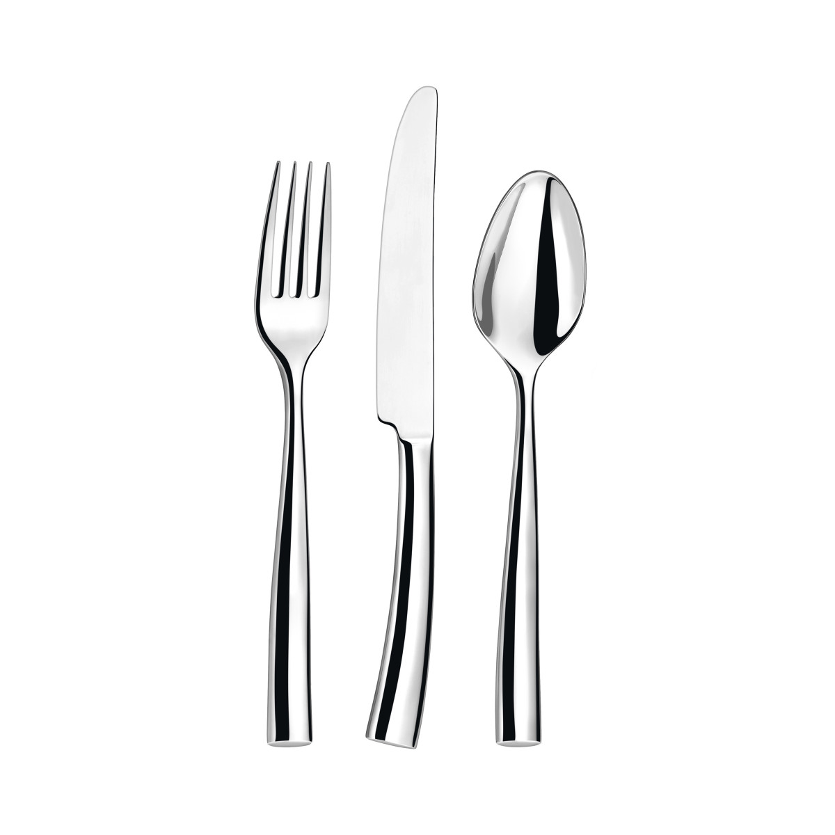Silhouette - ménagère 86 pièces en coffre bois COUZON Argent
