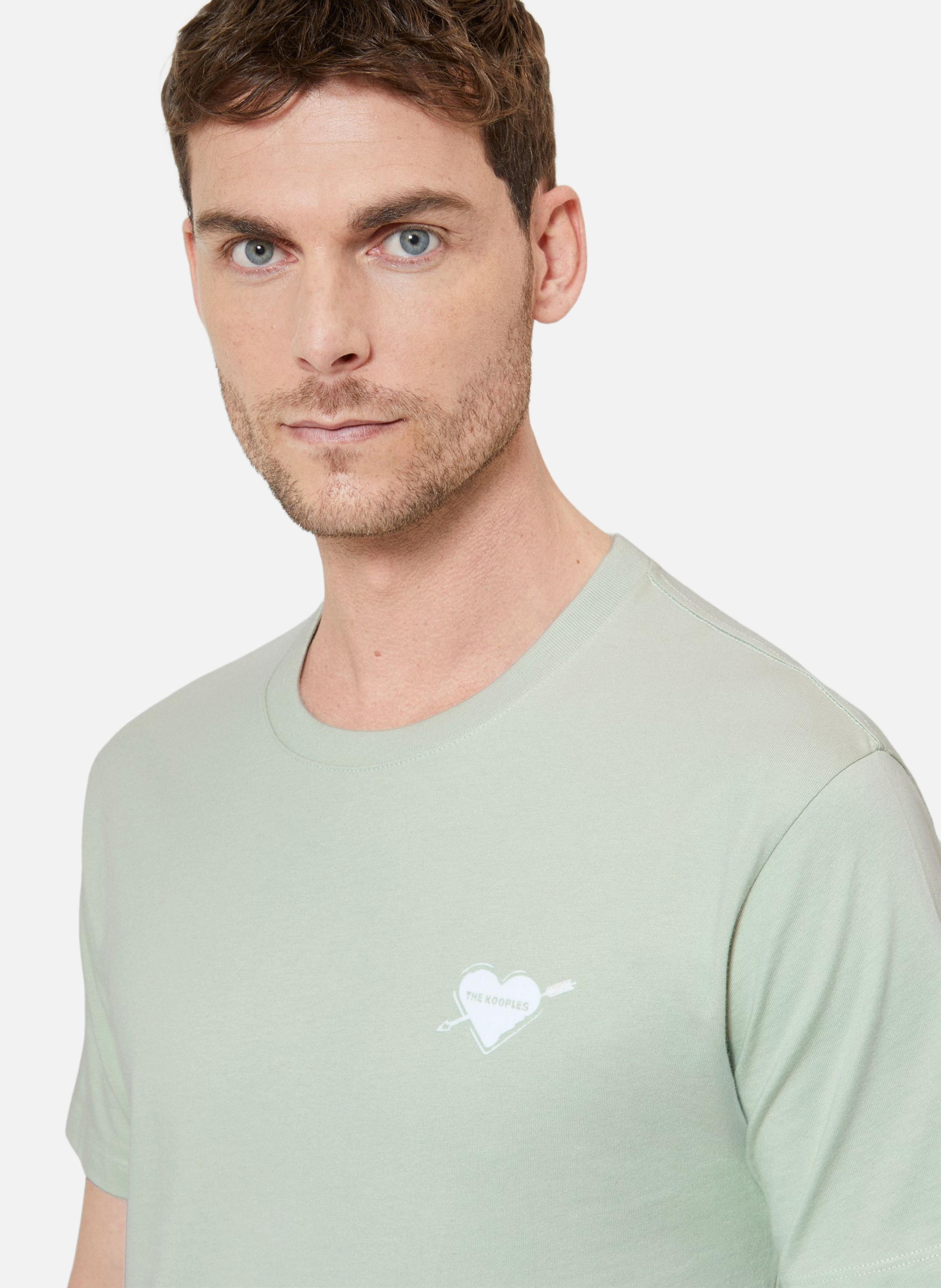 T-shirt avec flocage coeur THE KOOPLES Vert