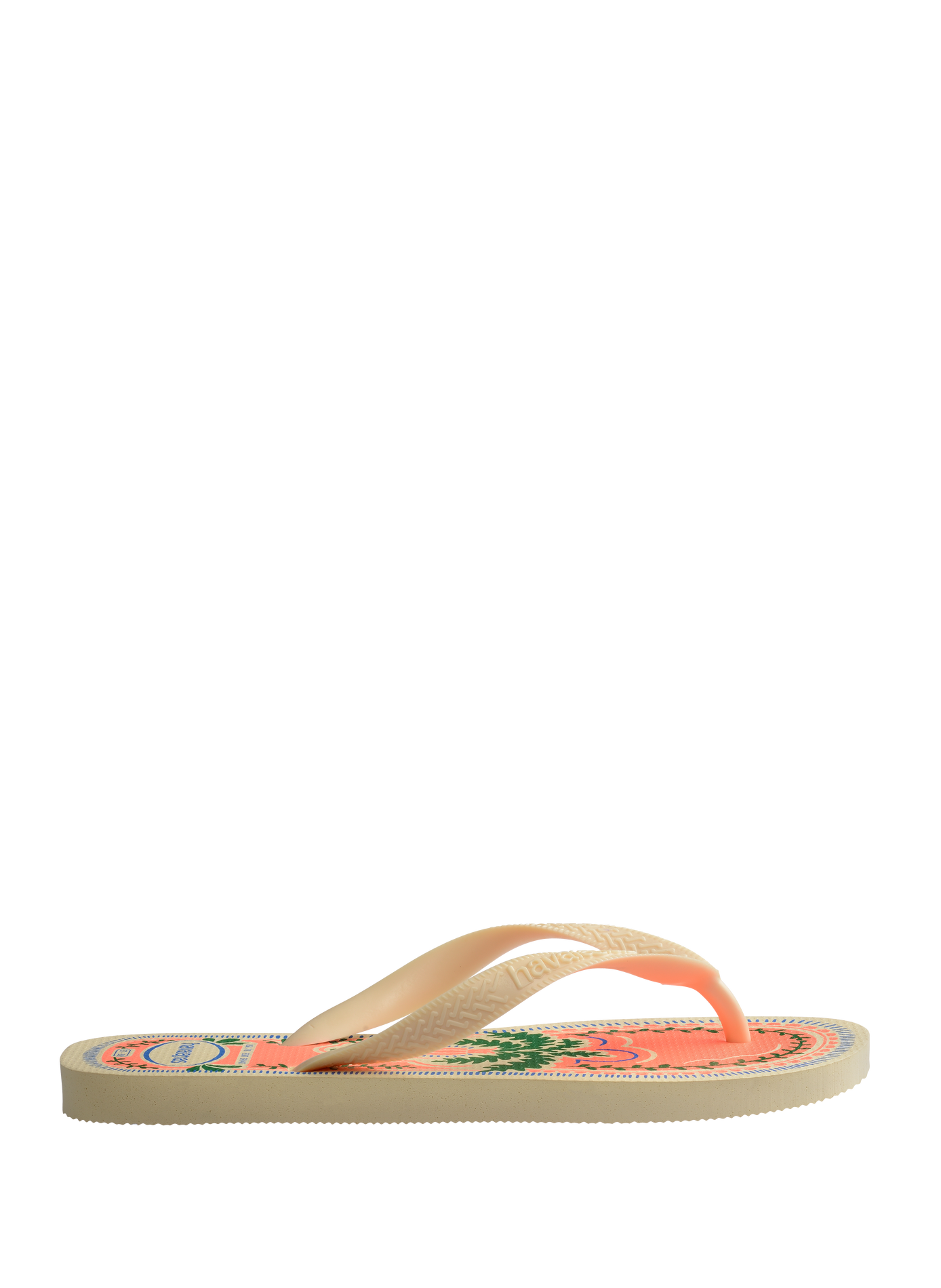 Tongs Top Summer Vibes à imprimés HAVAIANAS Beige