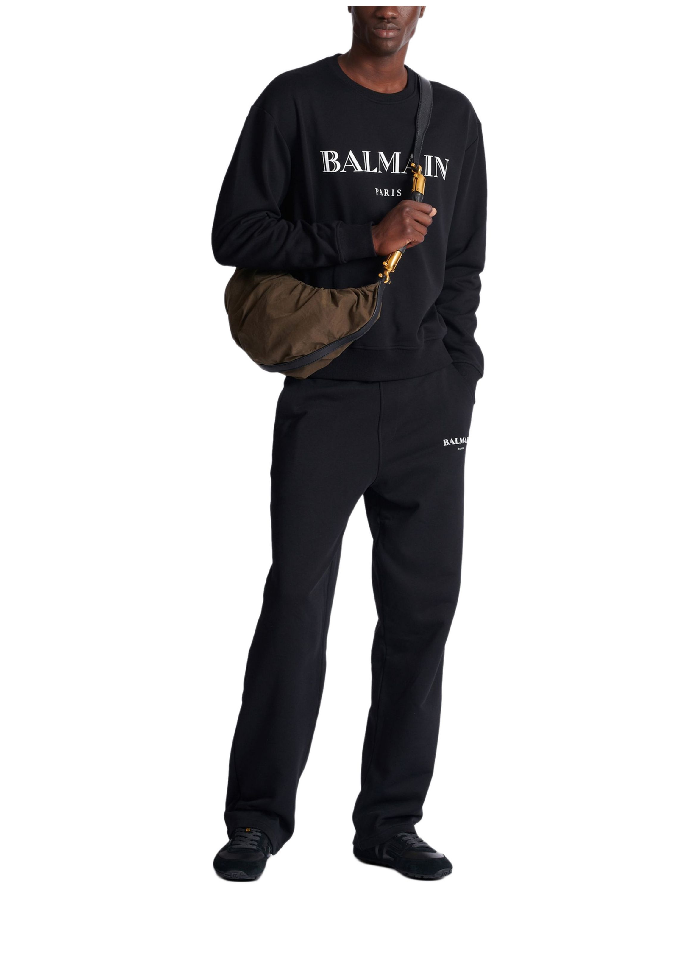 Sweat-shirt imprimé balmain BALMAIN Noir