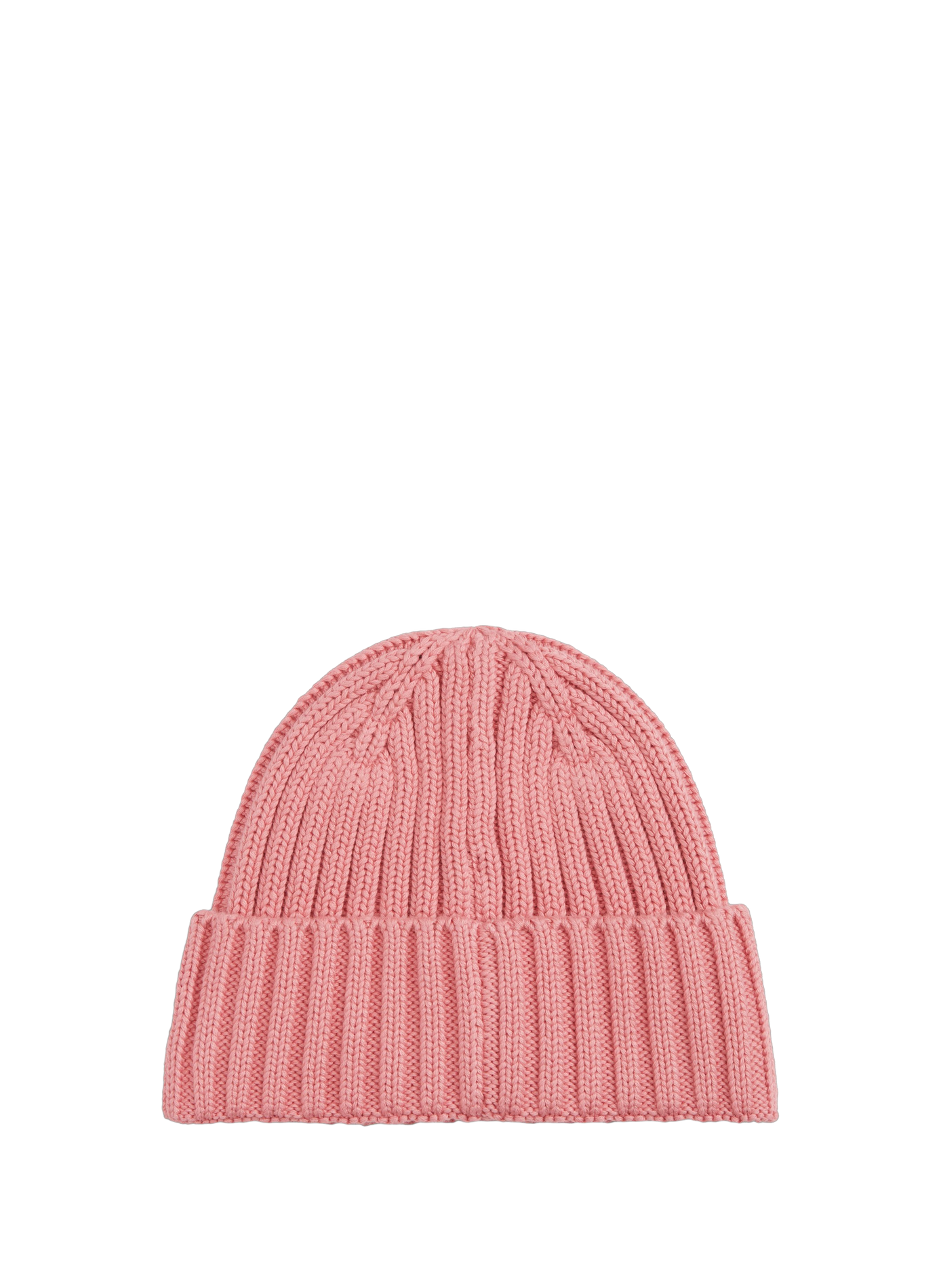 Gerippte Heritage-Strickmütze mit Baumwoll-Logo TOMMY HILFIGER Rosa