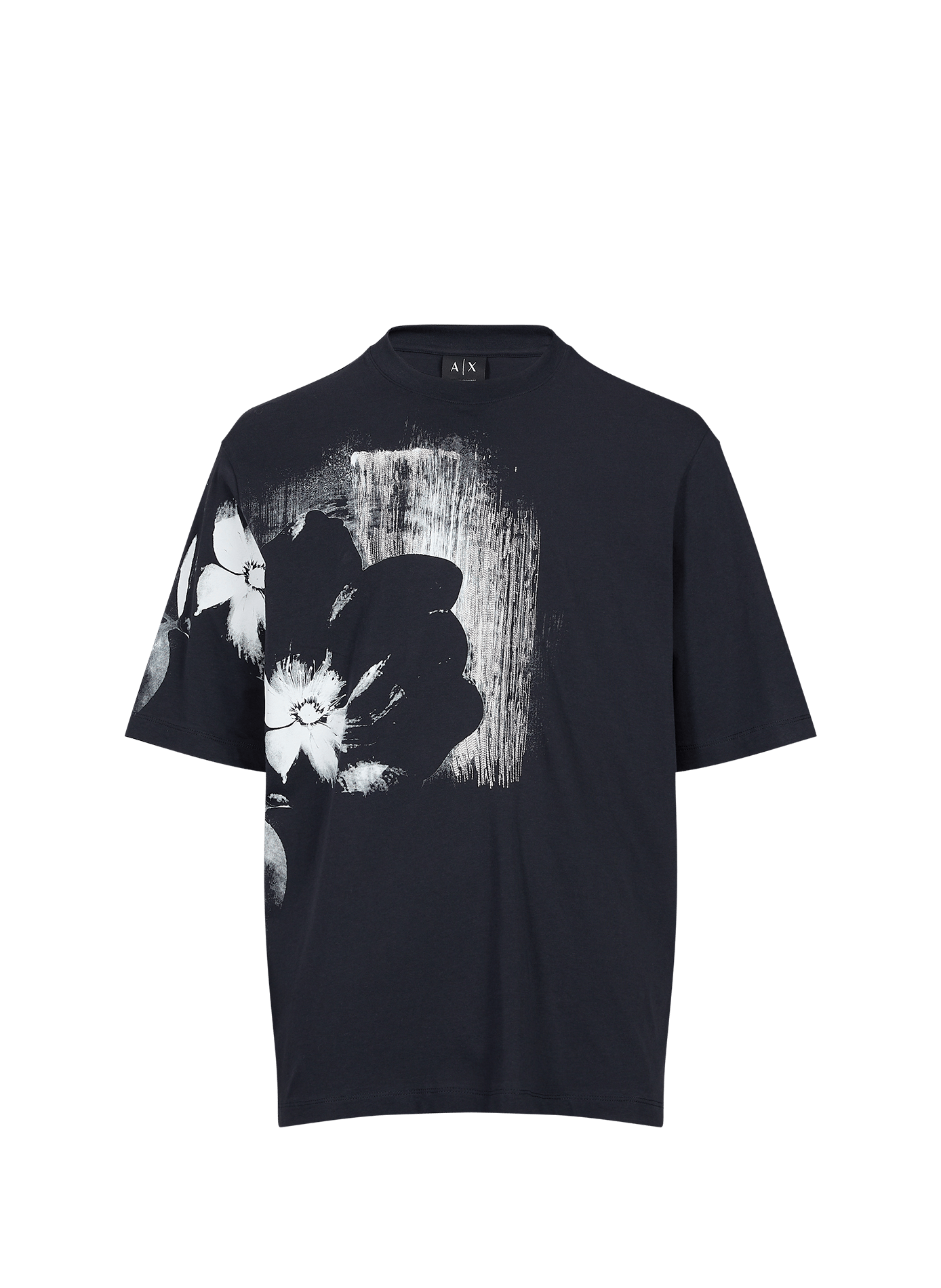 Tee-shirt en coton ARMANI EXCHANGE Bleu