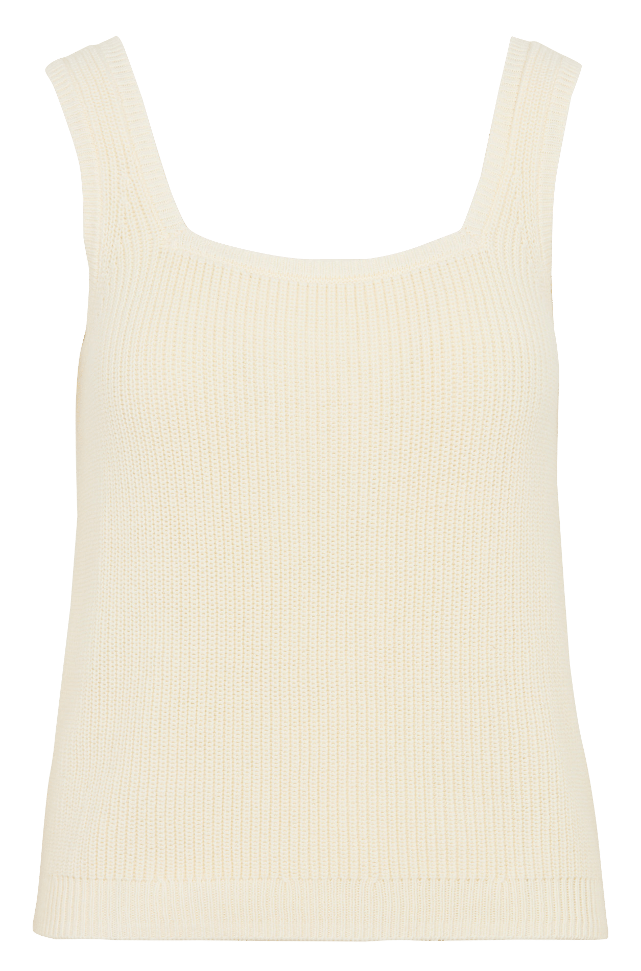 Débardeur droit en maille anna | Beige MAISON 123 Femme