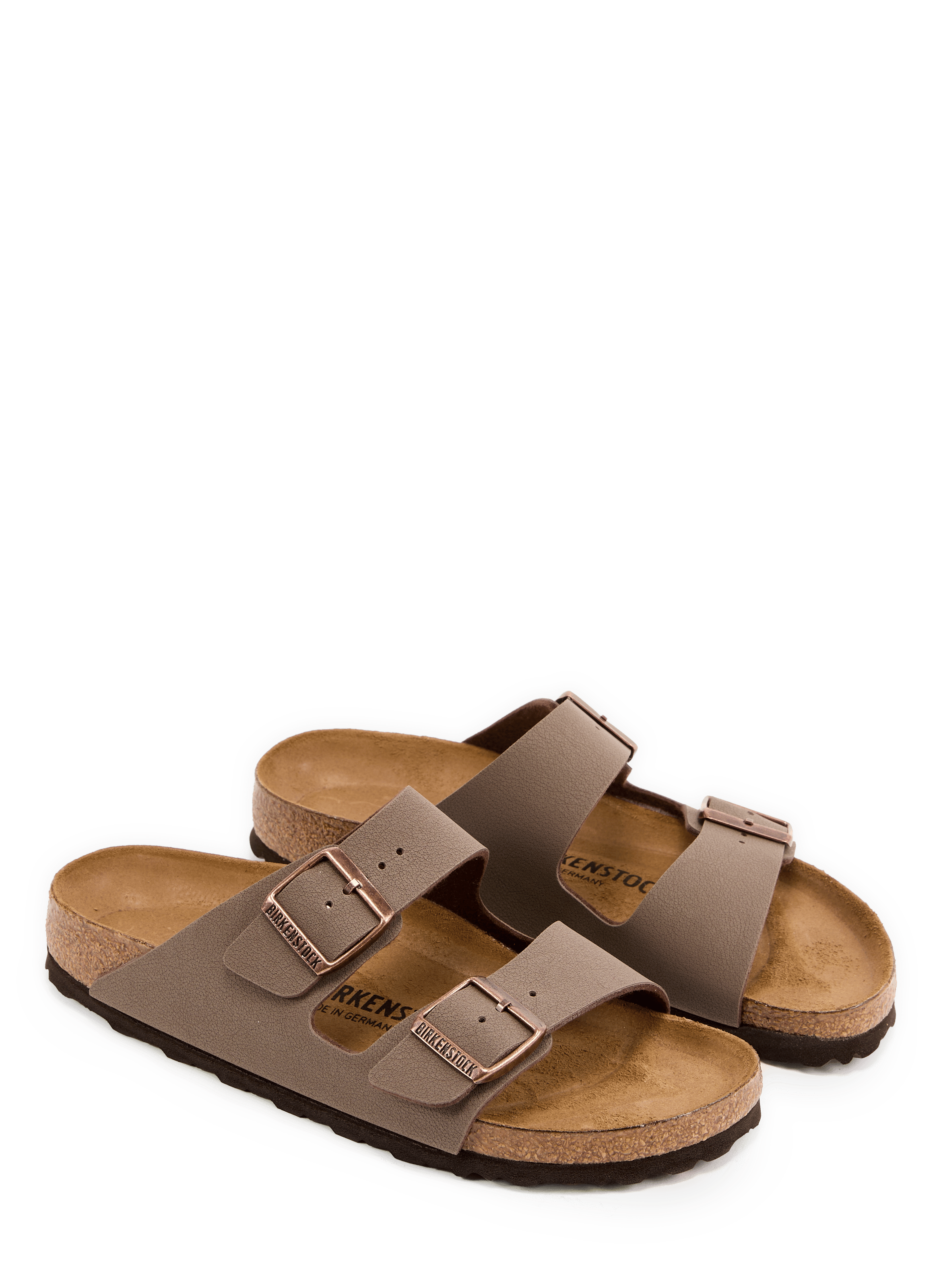 Arizona BS sandalen van gemengd leer BIRKENSTOCK Bruin