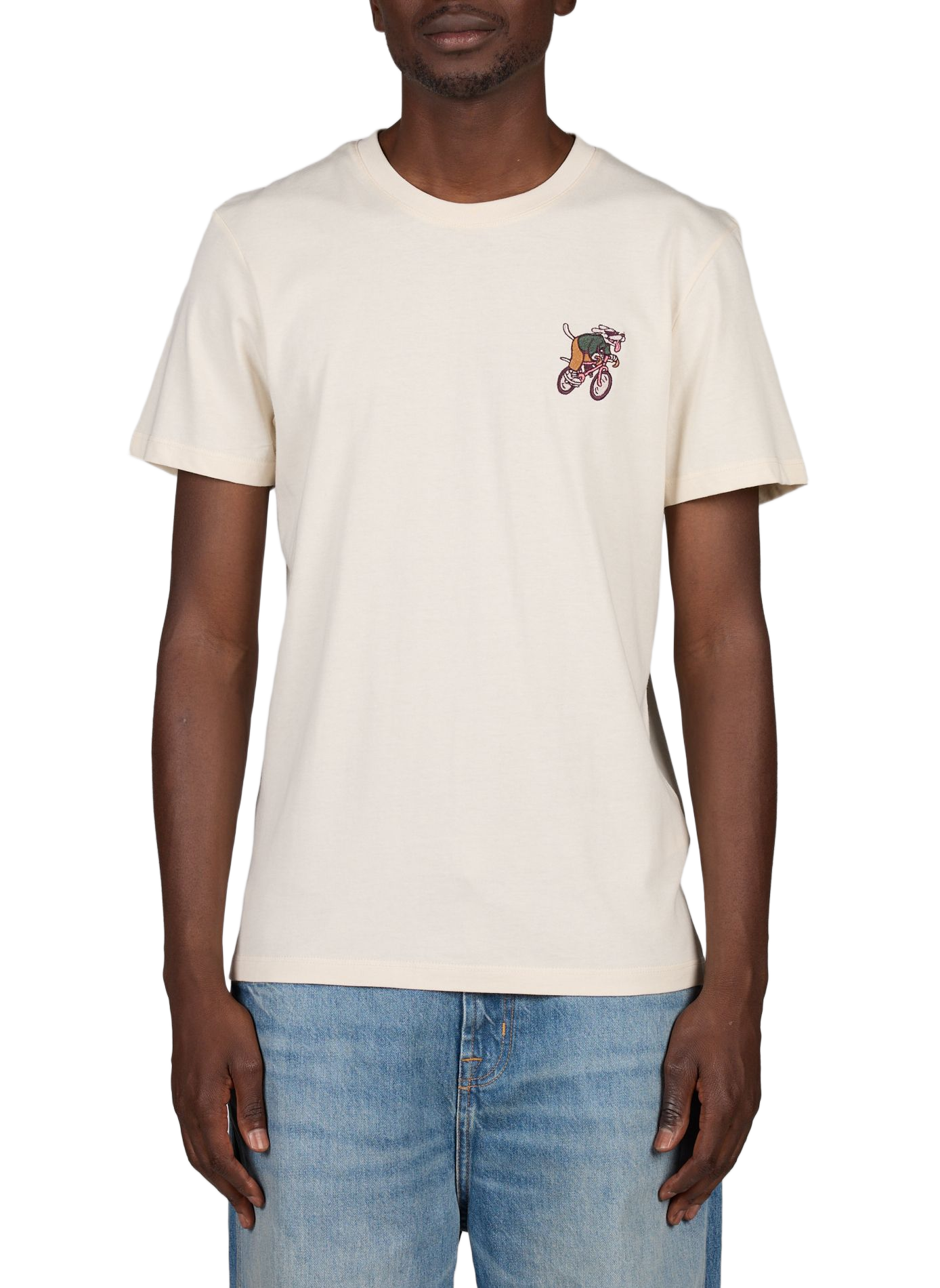 Round neck T-shirt FAGUO Beige