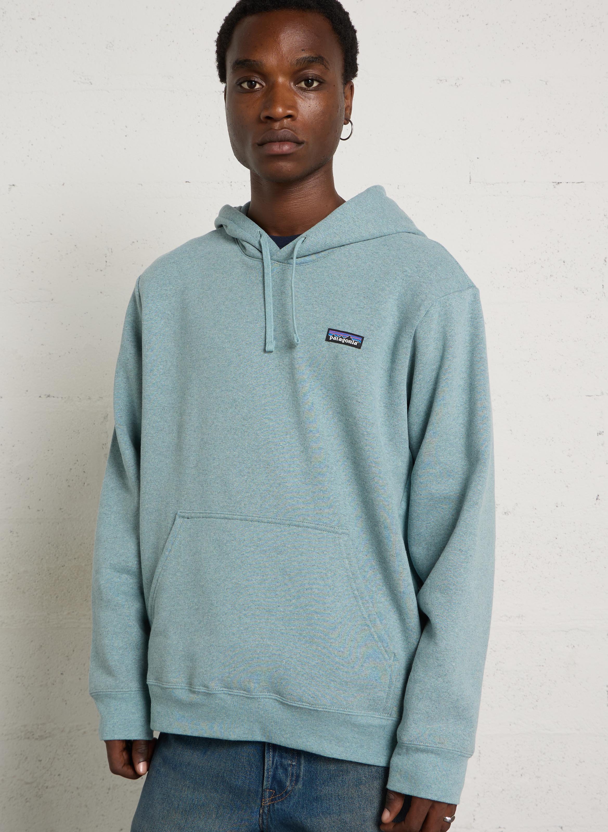 Hoodie heren P-6 Label Uprisal Hoody PATAGONIA Blauw