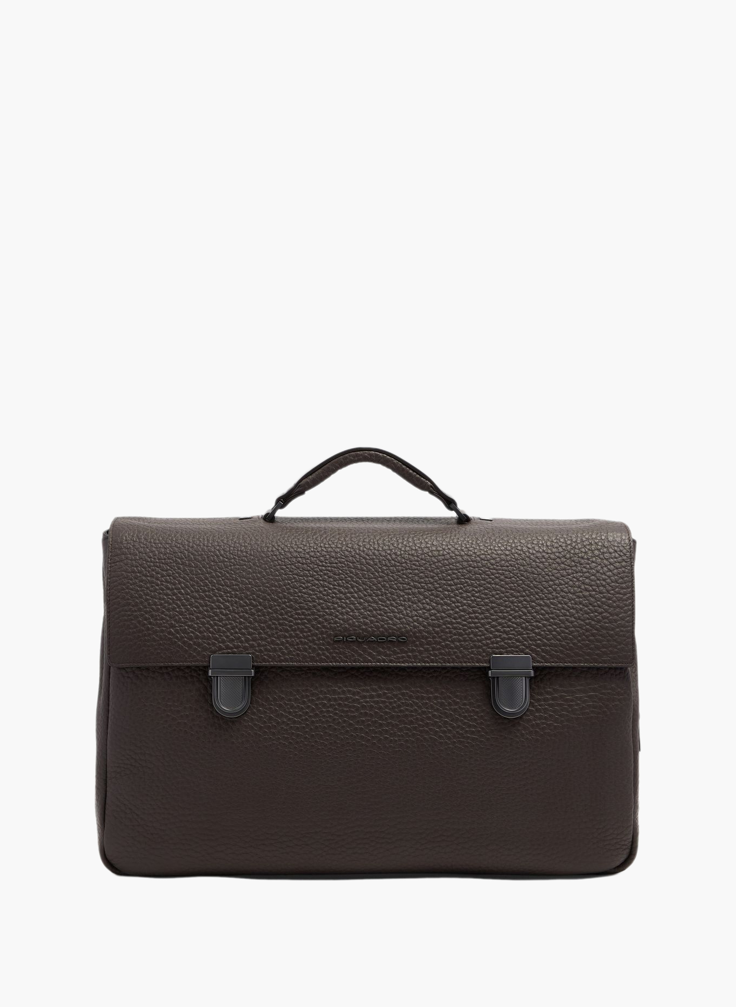 Sac pour ordinateur 15,6", personnalisable PIQUADRO Marron