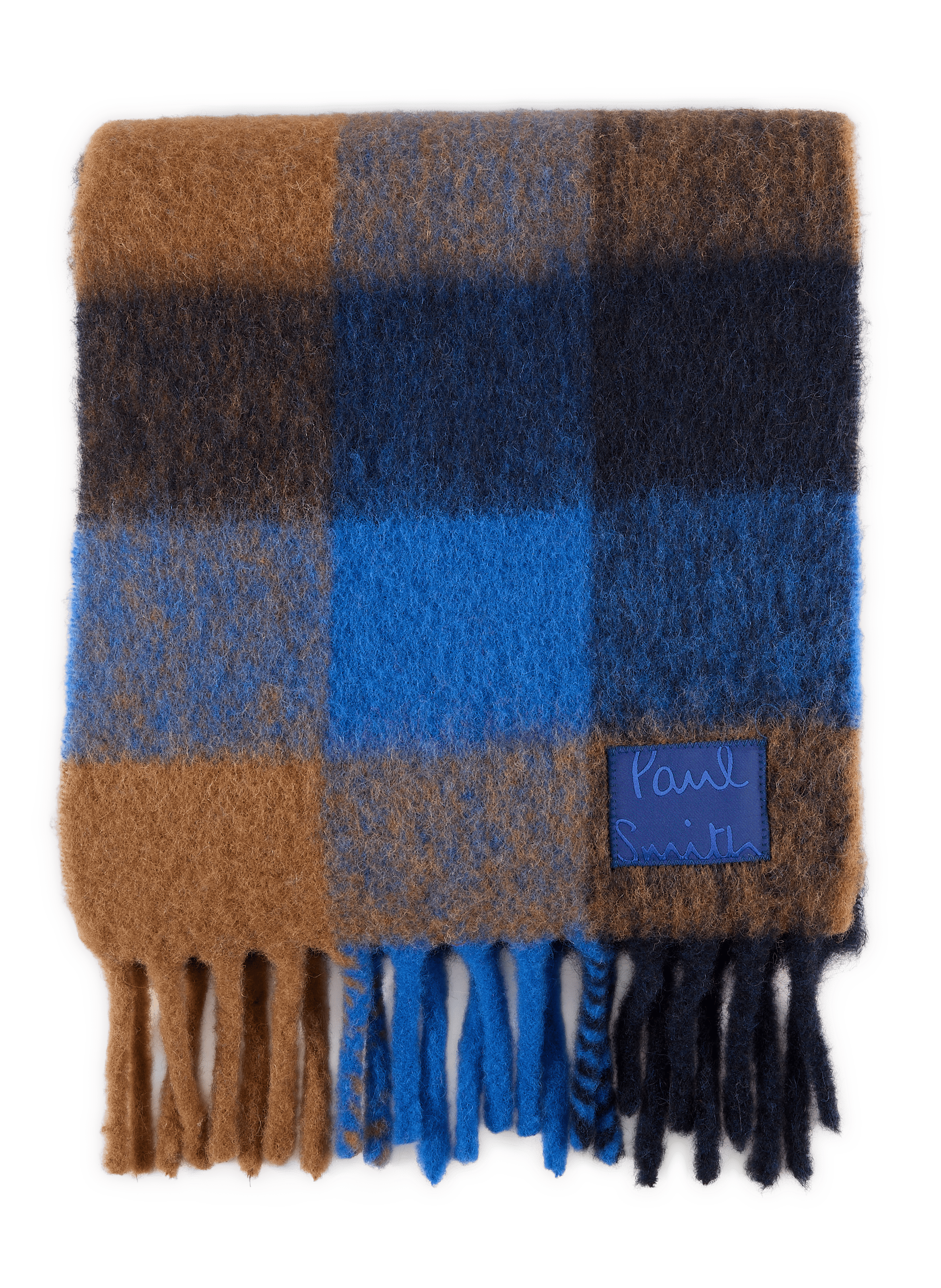 Schal aus Wollmischung PAUL SMITH Blau