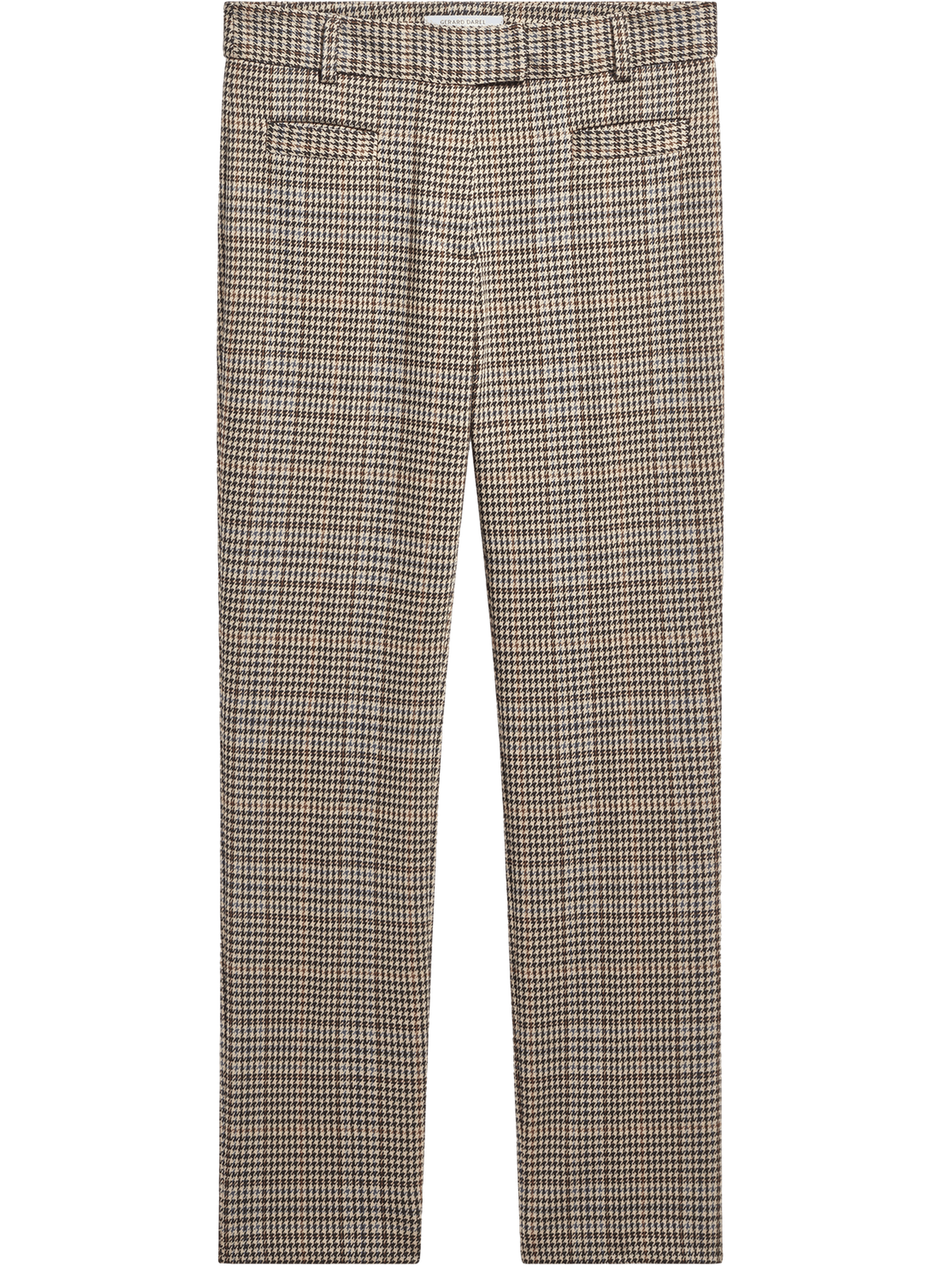 Pantalon slim pied de poule - madie GERARD DAREL Beige