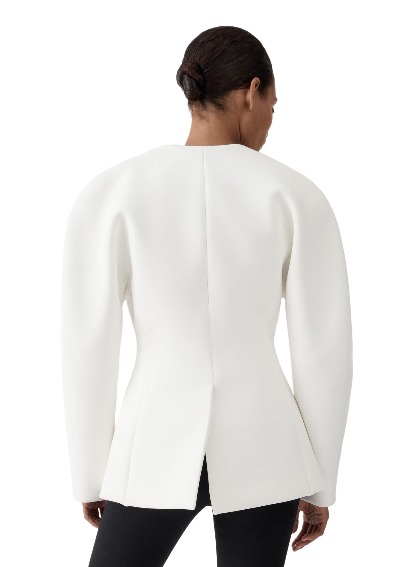 La veste Ovalo cintrée JACQUEMUS White