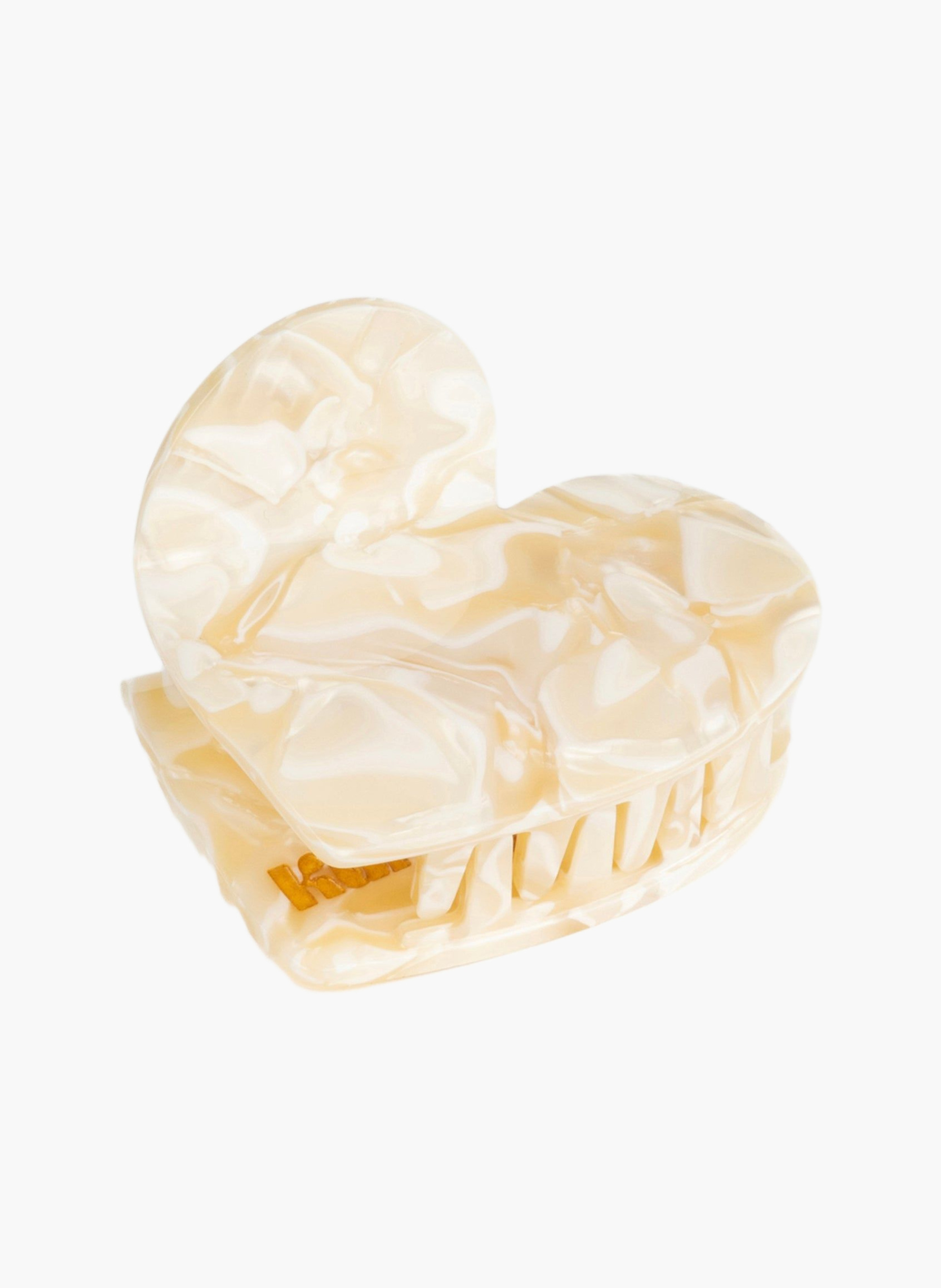 Pince à cheveux lova en acétate de cellulose BeigeKURAGE GINZA