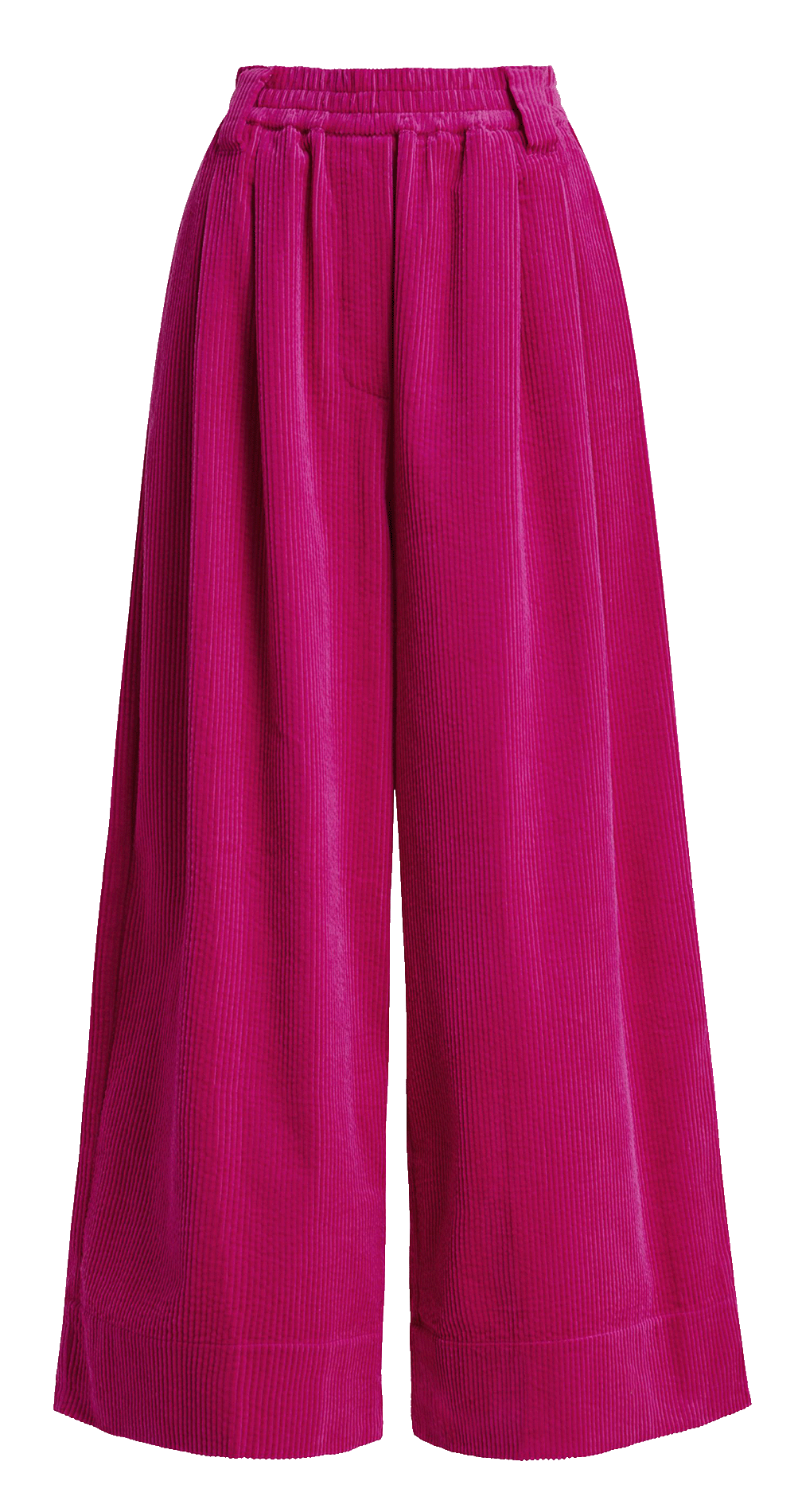 Pantalon large en coton kitch ESSENTIEL ANTWERP Rose