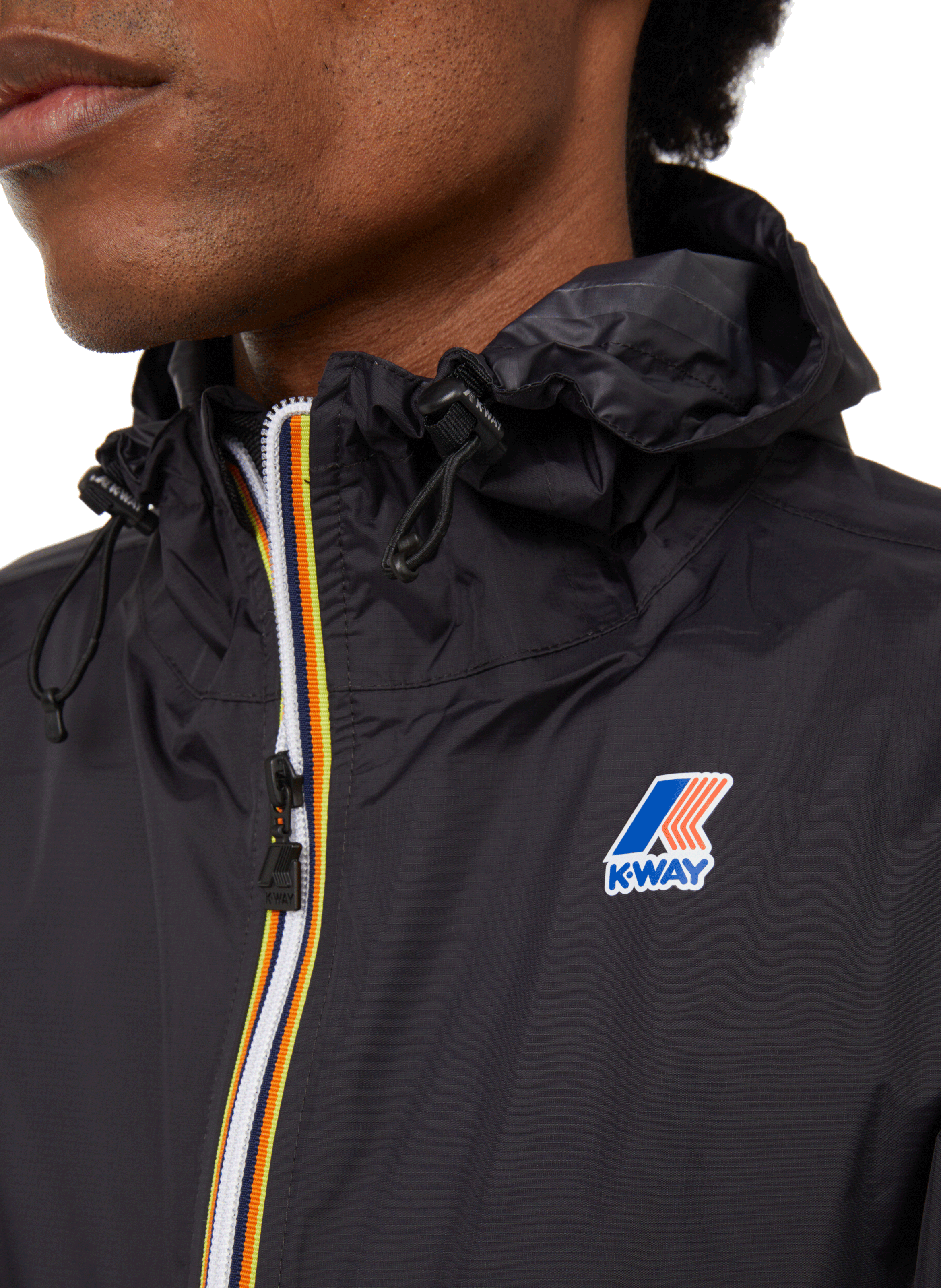 Veste coupe-vent Le vrai 3.0 Claude en nylon K-WAY Black