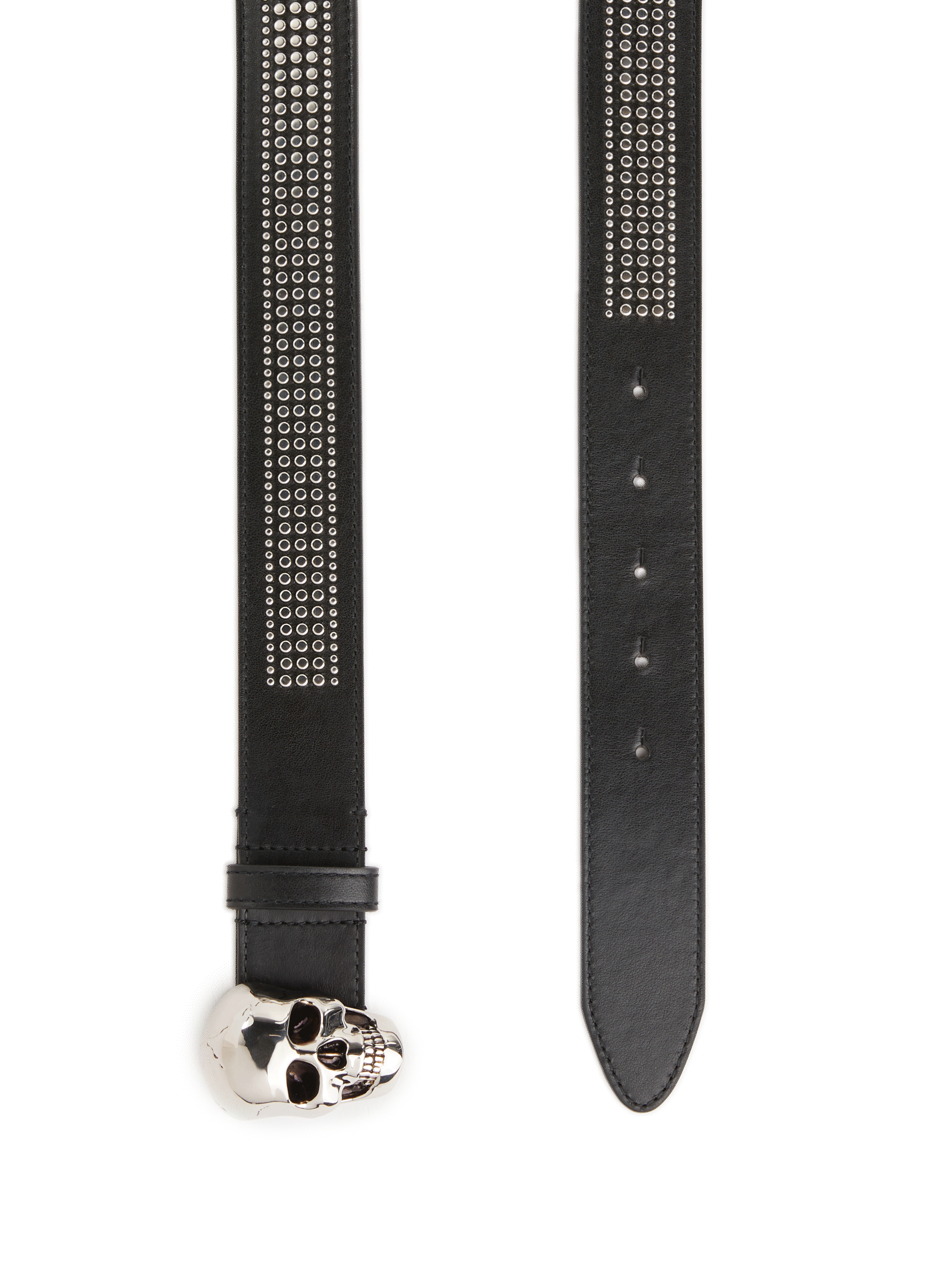 Studded leather belt  ALEXANDER MCQUEEN Black