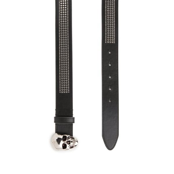 Ceinture cloutée en cuir