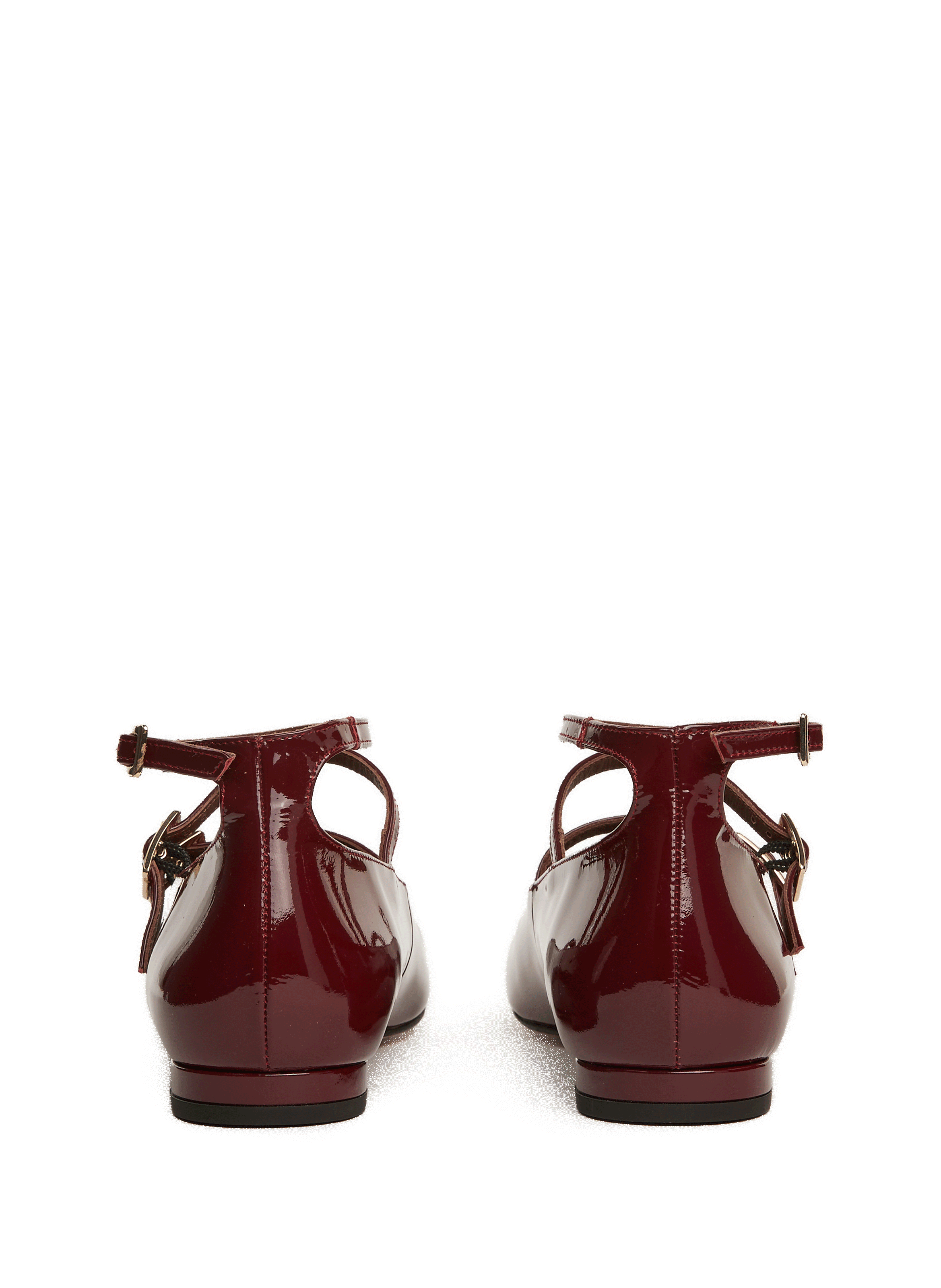 Patent leather ballet flats  Red