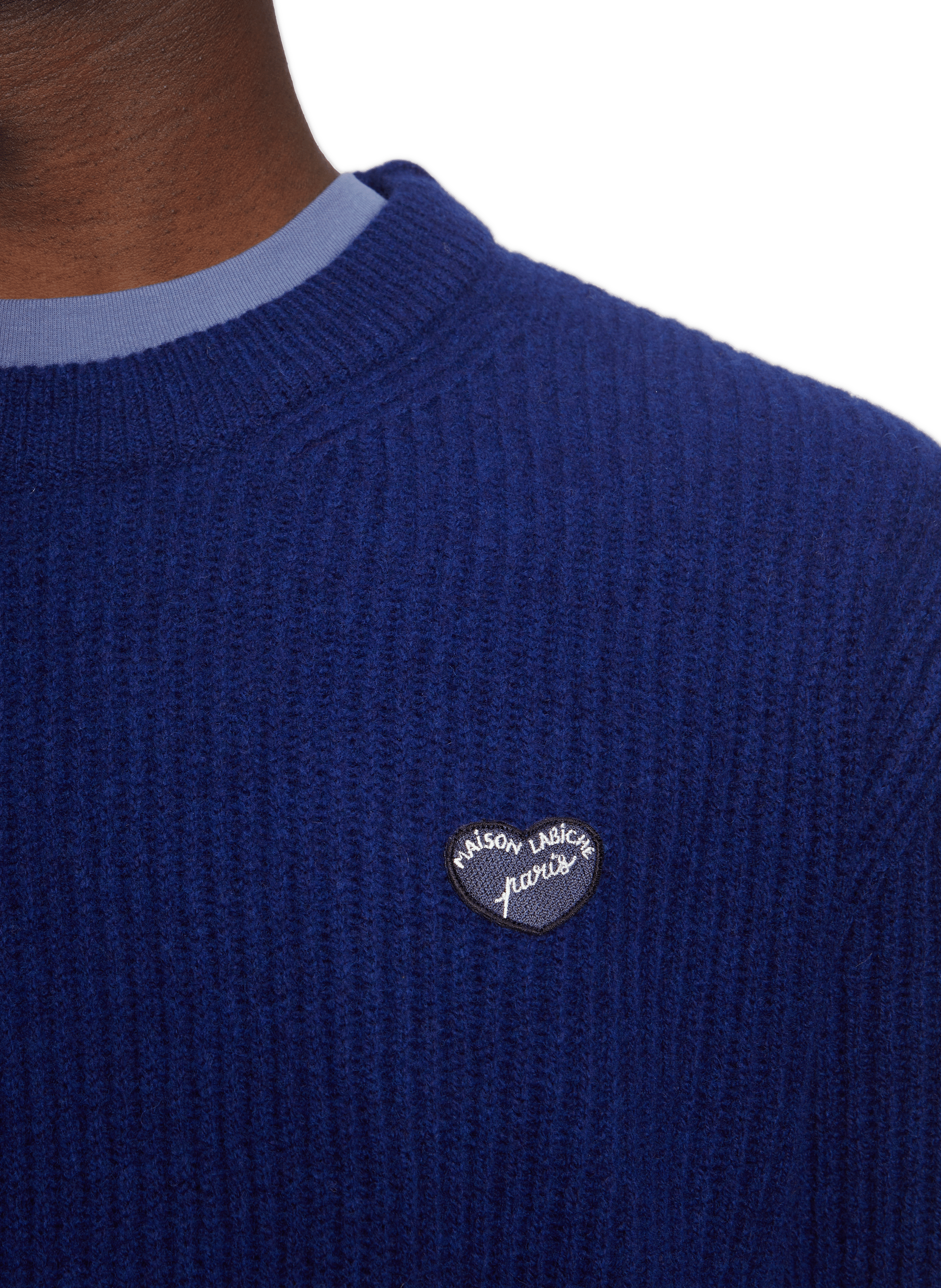 Pull en laine vierge  MAISON LABICHE Bleu