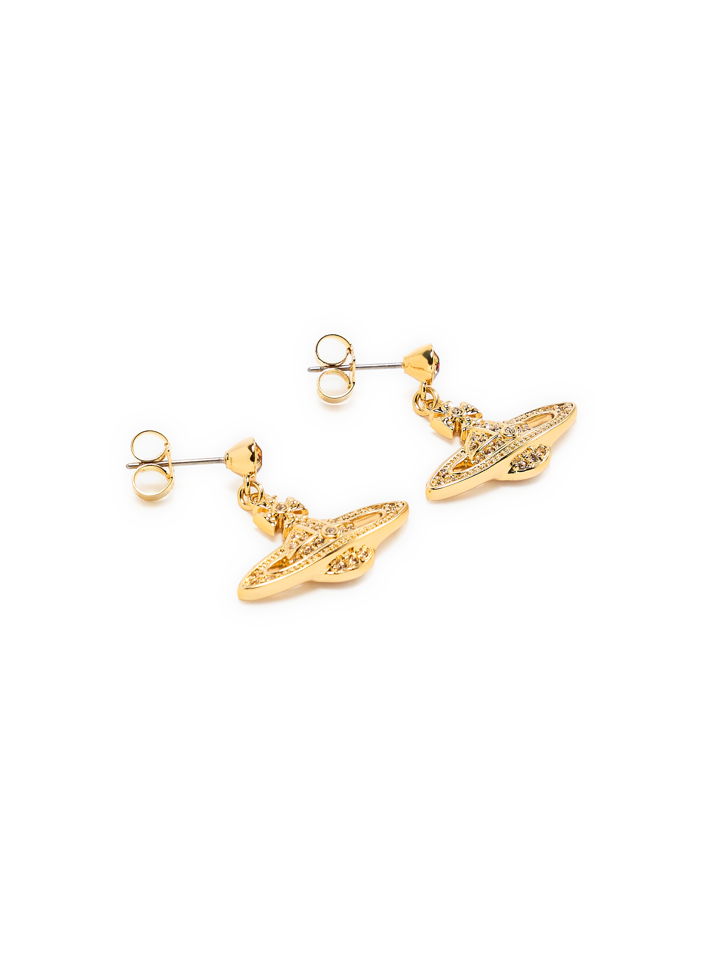 Mini Bas Relief earrings VIVIENNE WESTWOOD Golden