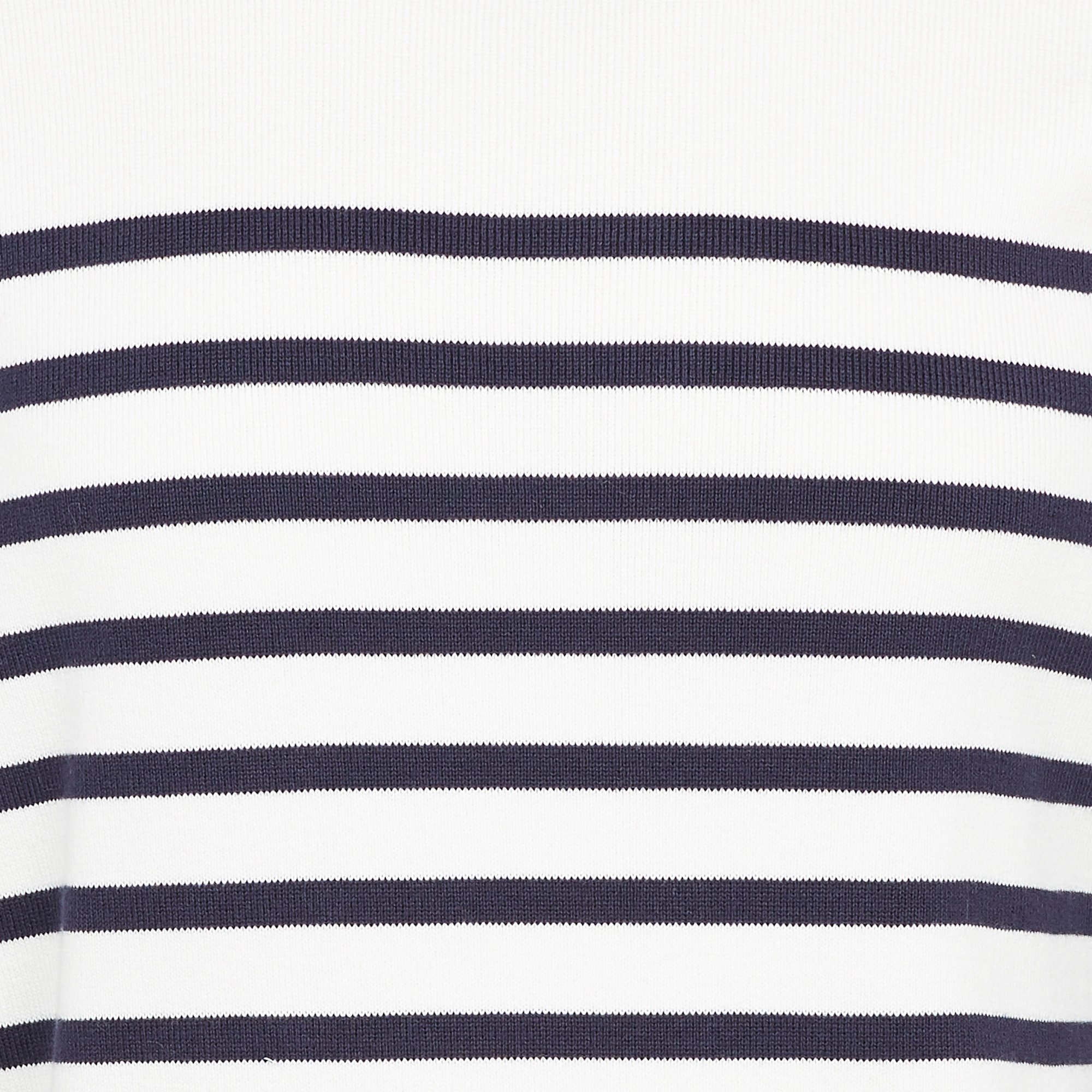 Marinière col rond slim-fit en maille de coton ARMOR-LUX Bleu