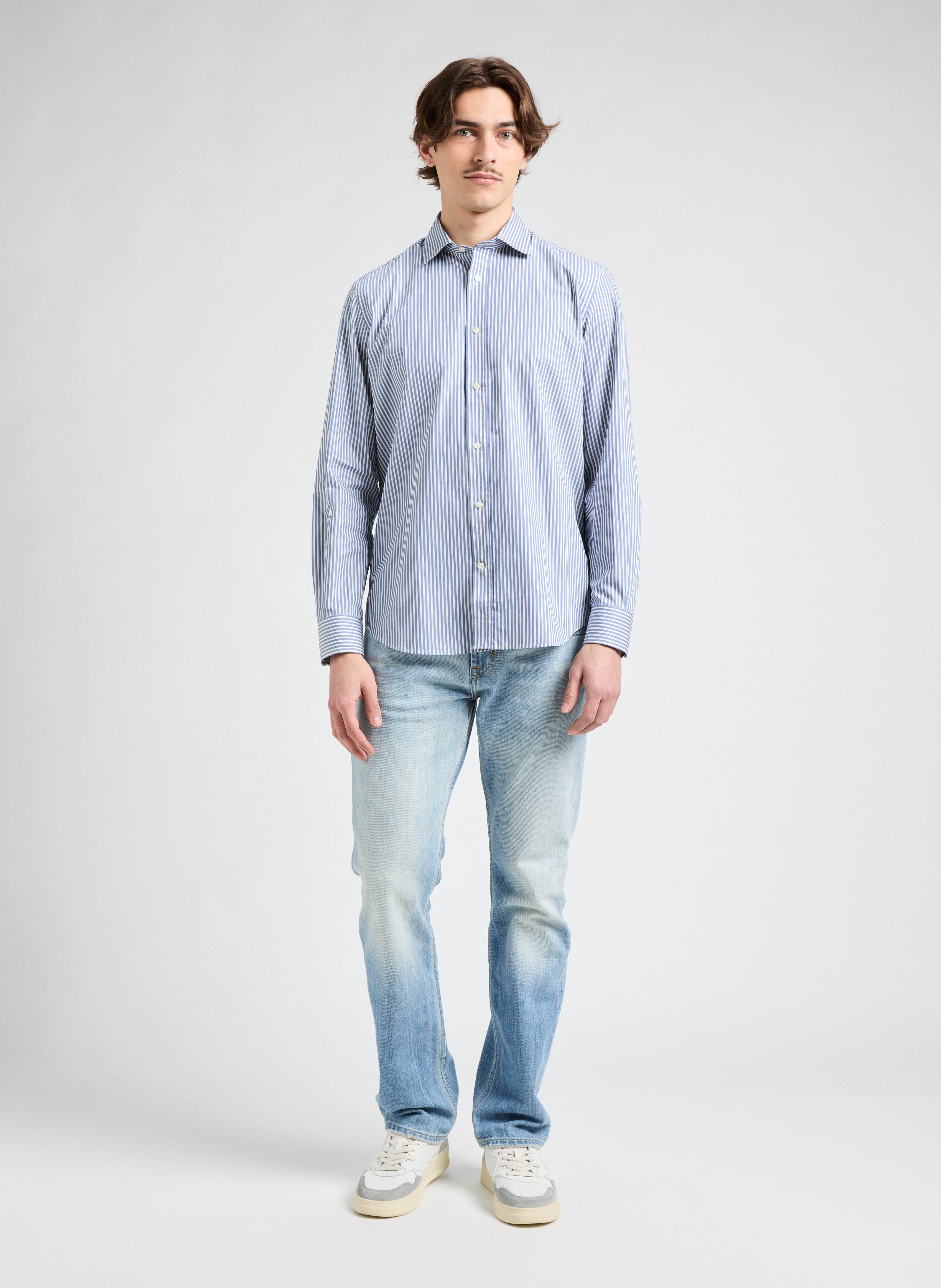 Chemise à rayures FACONNABLE Bleu