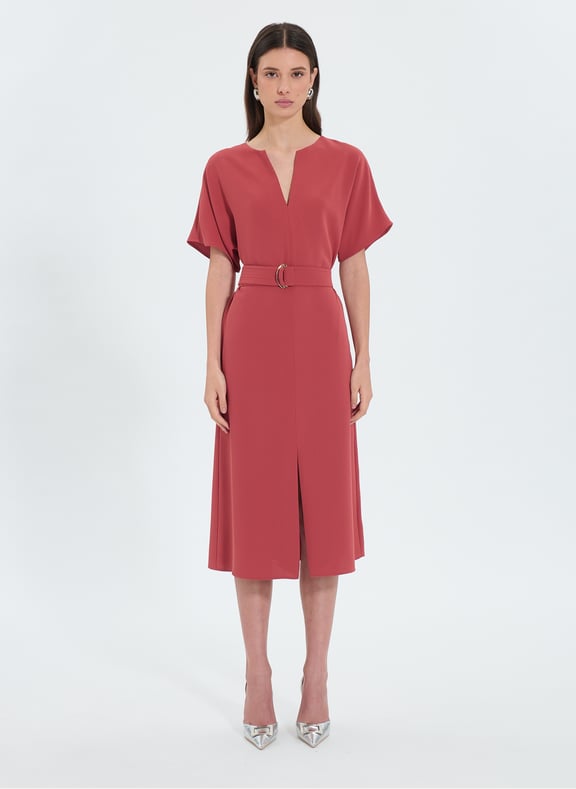 Robe brique fluide - rafaelle Marron by ZAPA ZAPA Robe brique fluide - rafaelle Marron