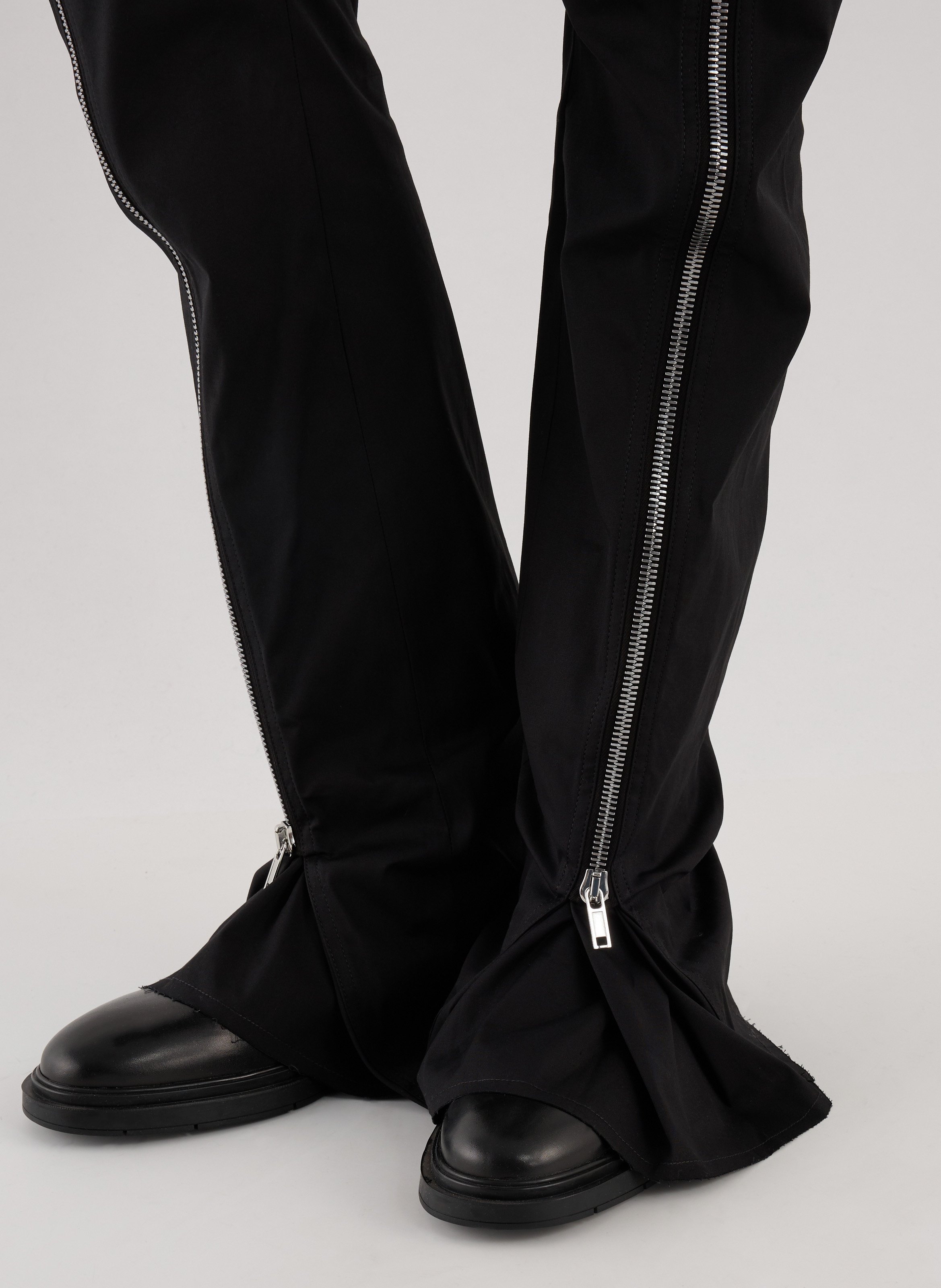 Bolan mixed cotton trousers RICK OWENS Black