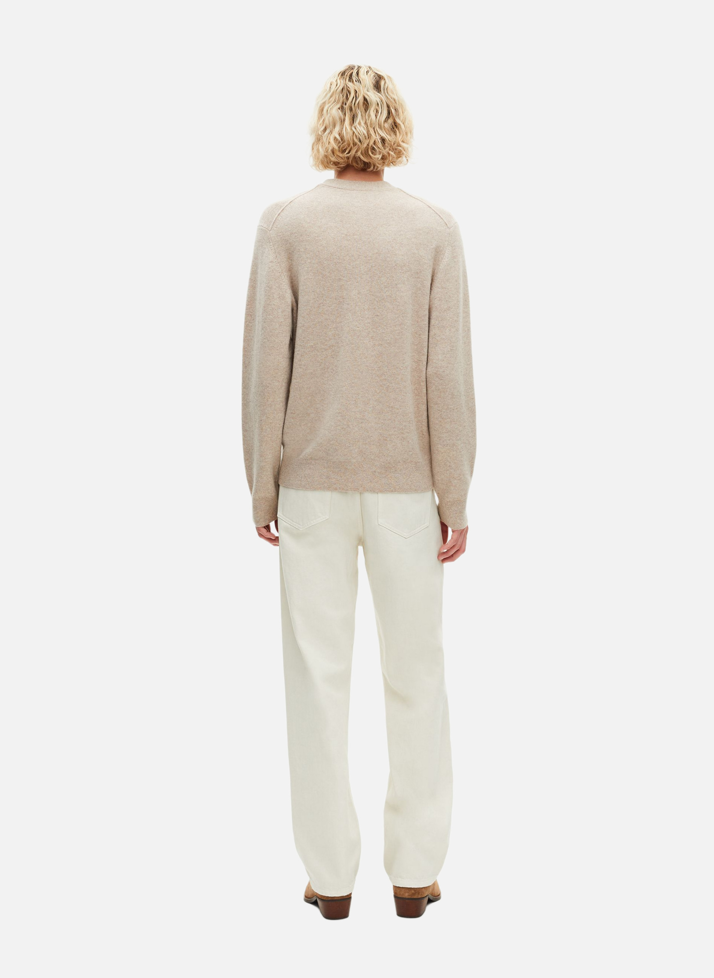 Cardigan en cachemire THE KOOPLES Beige