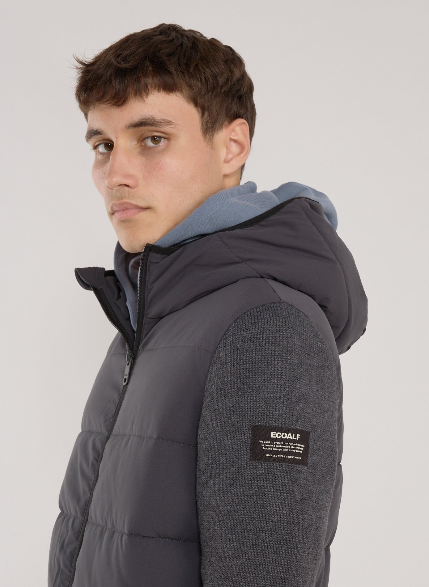 Bale two-material jacket ECOALF Grey
