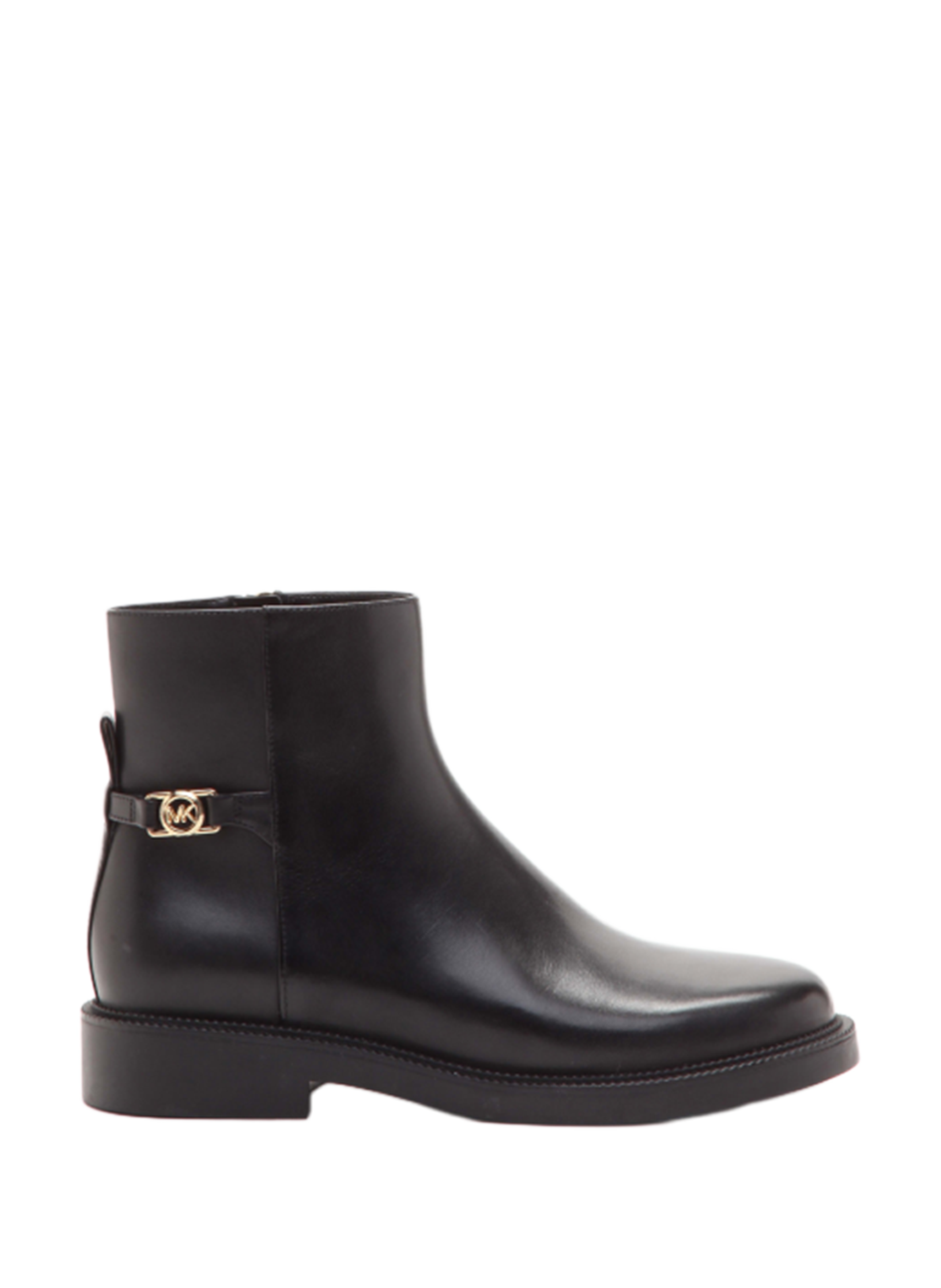 MICHAEL KORS Mandy cow leather ankle boots Black