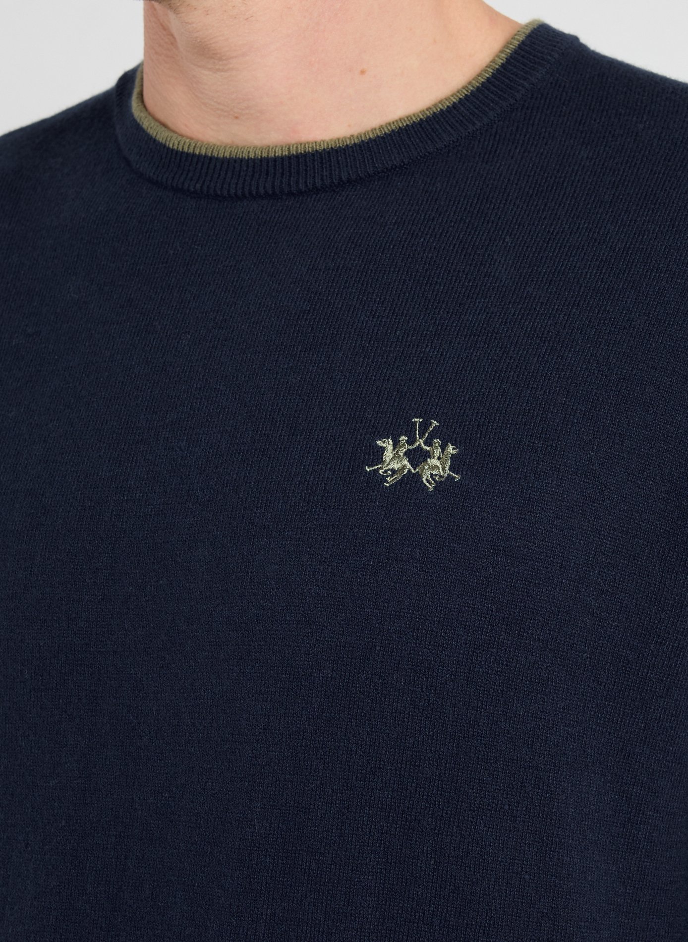 Pull en coton mélangé LA MARTINA Bleu