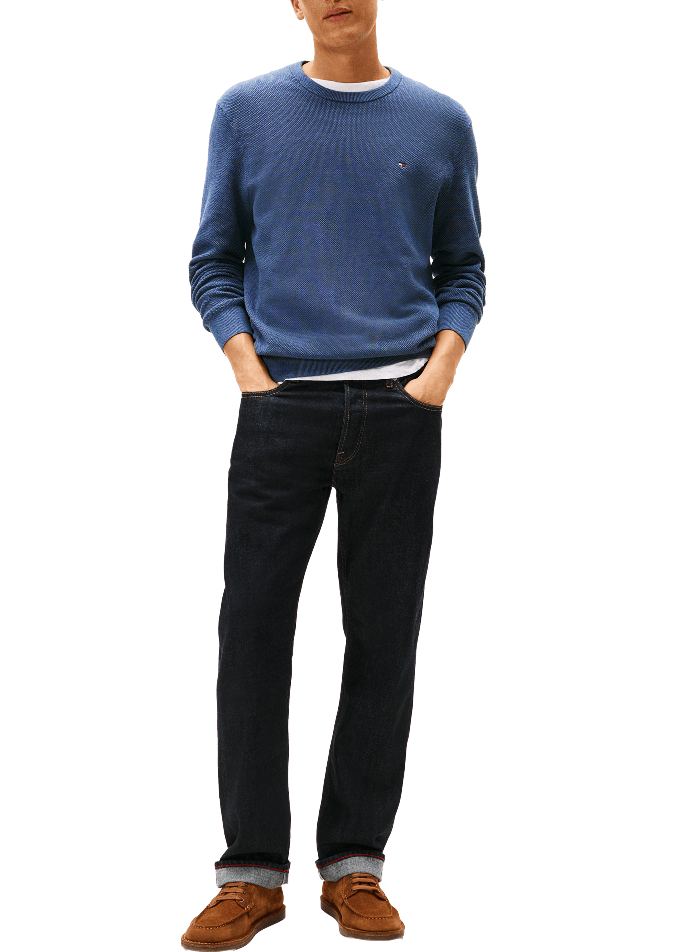 Cotton-blend jumper TOMMY HILFIGER Blue